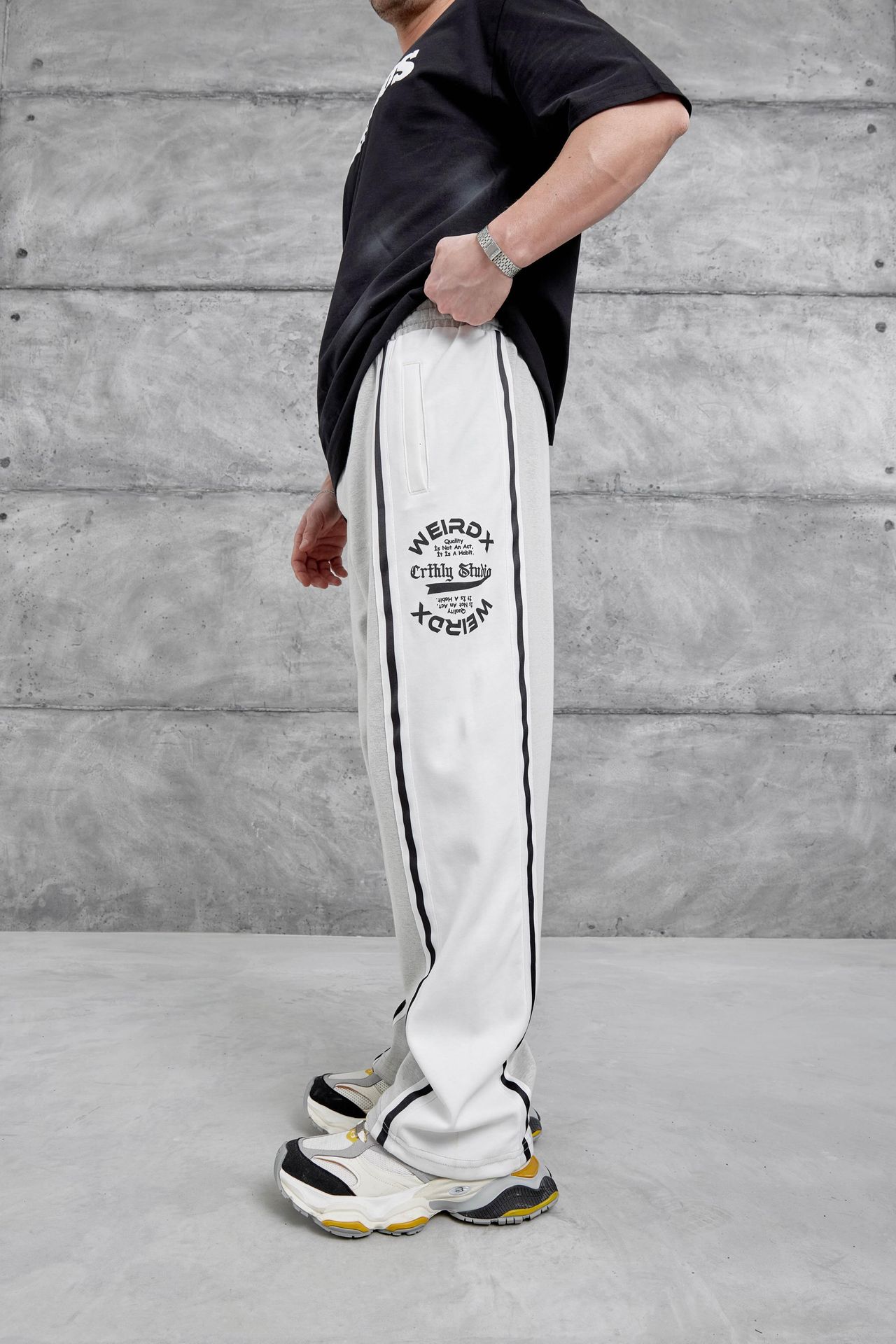 NOMARC Bol Geniş Paça İpli Jogger Pantolon 3