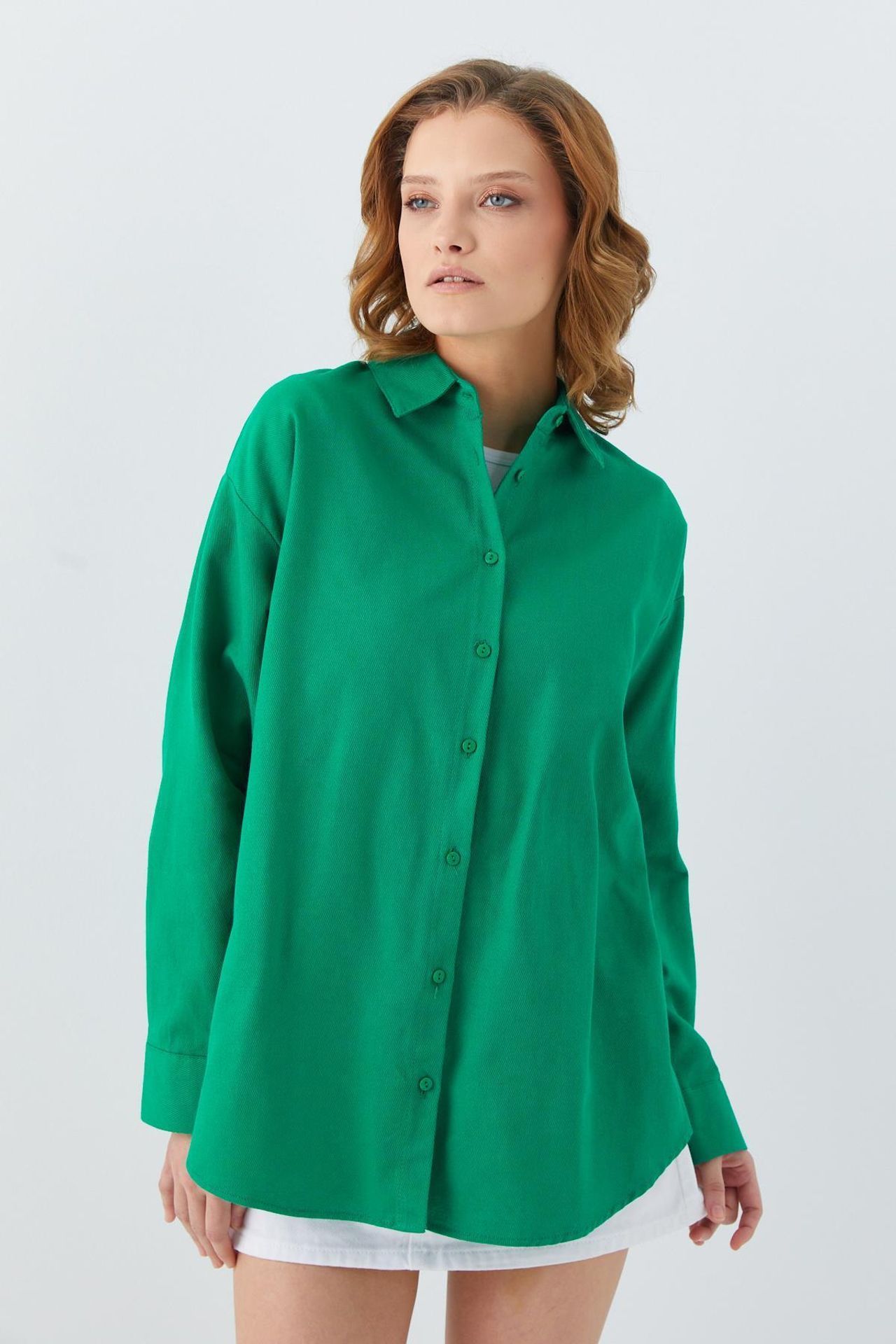 Mixray Oversize Poplin Shirt 3