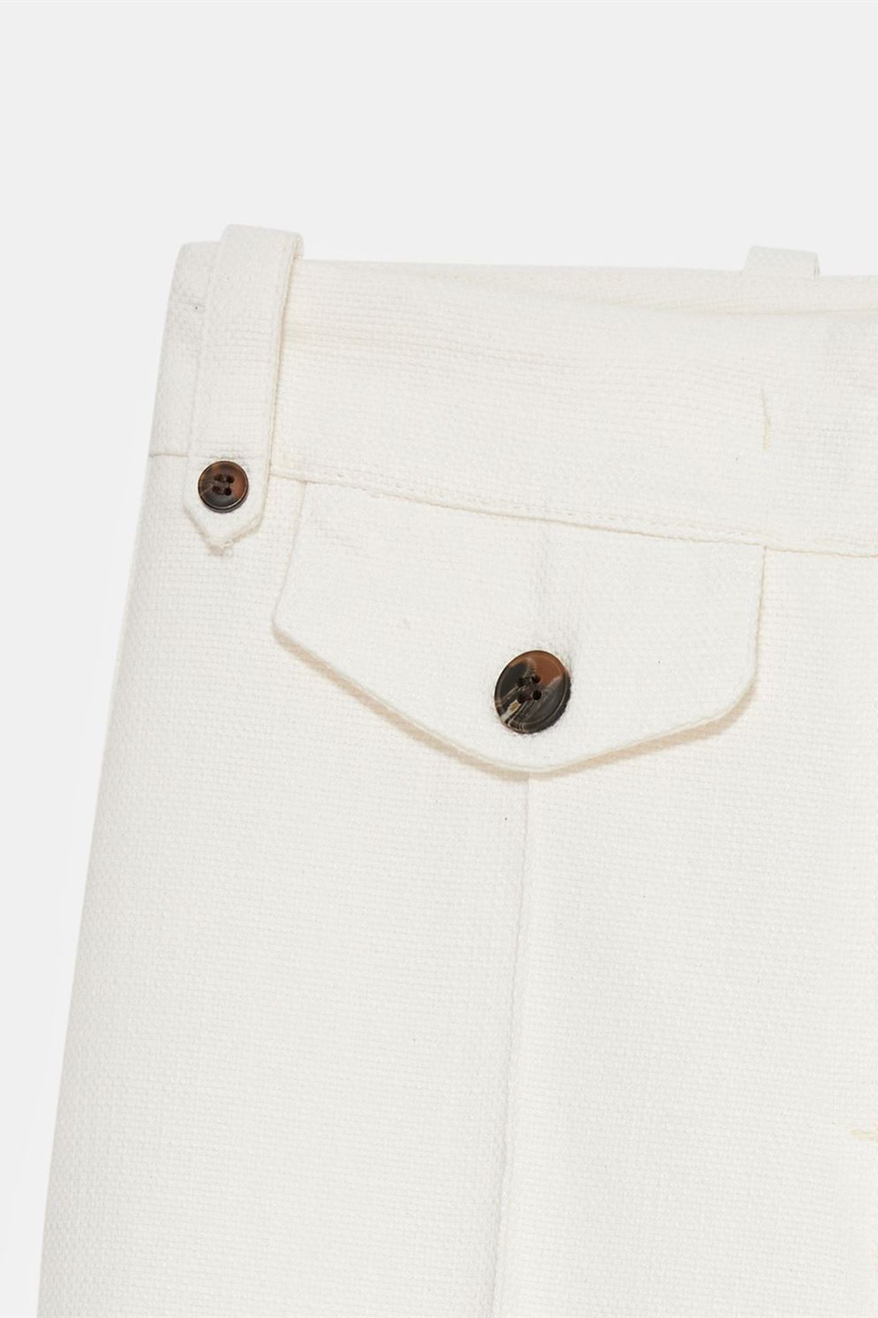 DILVIN High-Waist Cotton Poplin Capri Culottes 7