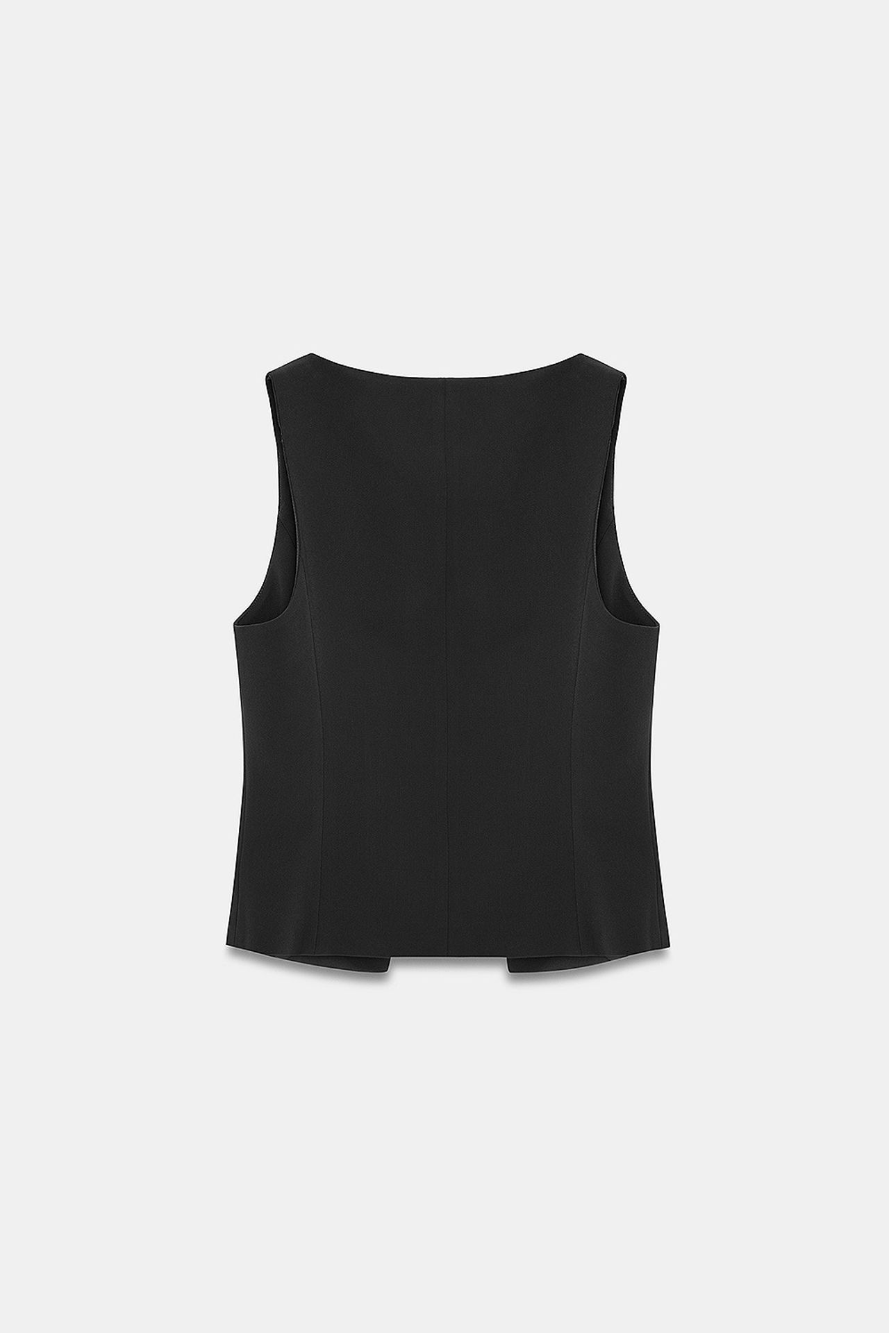 DILVIN Fitted Crop Waistcoat 6