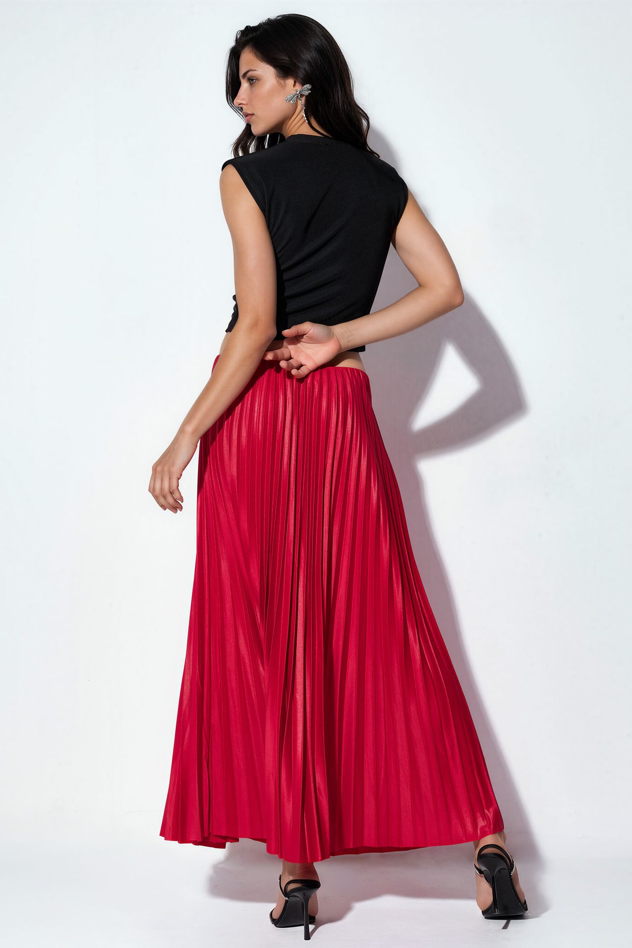 BDART High Waist Pleated Maxi Skirt 3