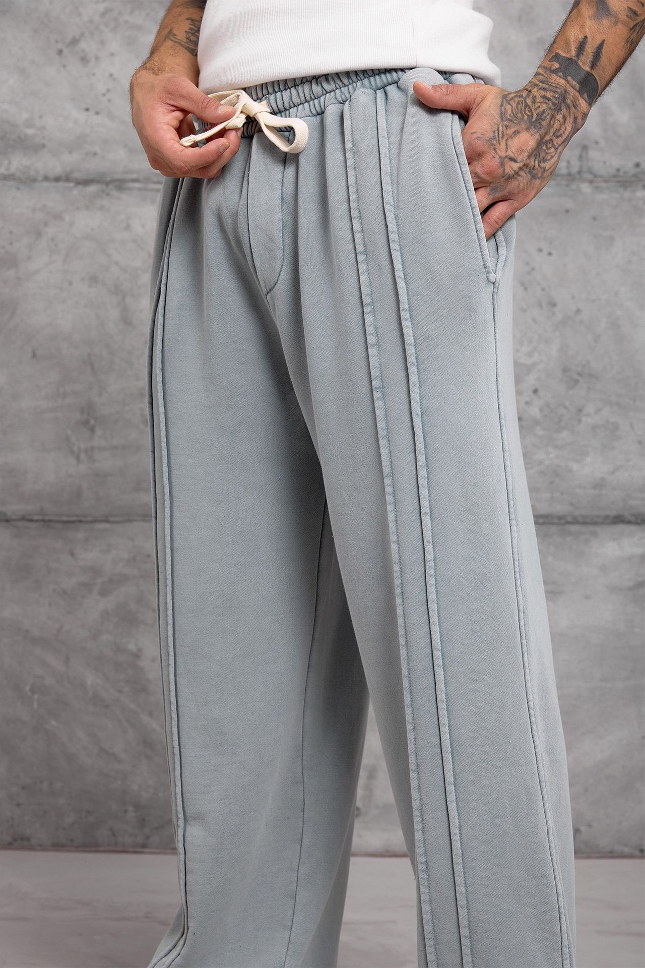 NOMARC Geniş Paça Bağcıklı Jogger Pantolon 2
