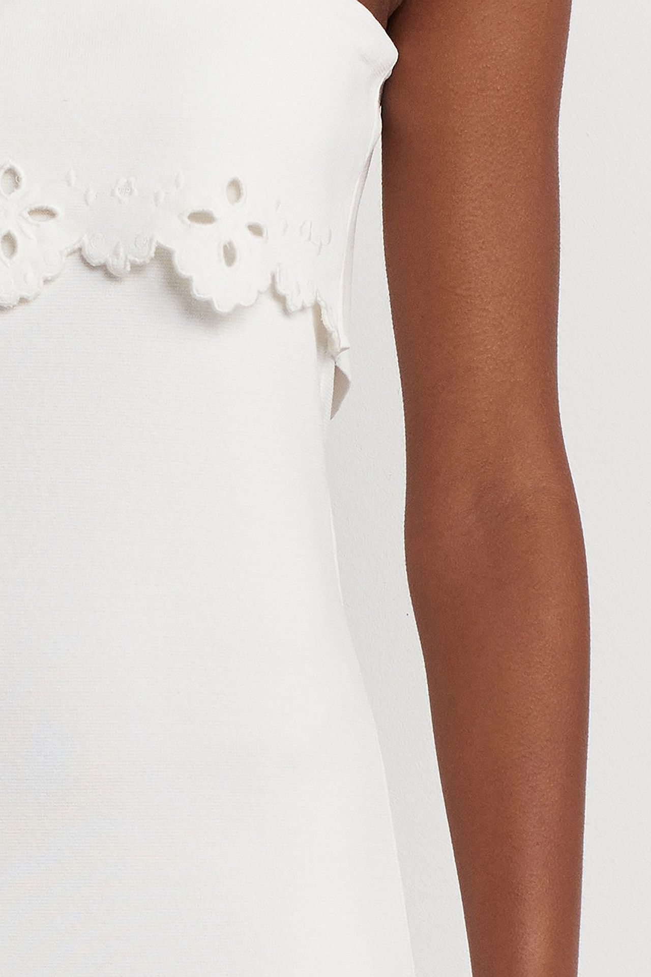 DILVIN Ribbed Bodycon Midi Dress With Square Neck 4
