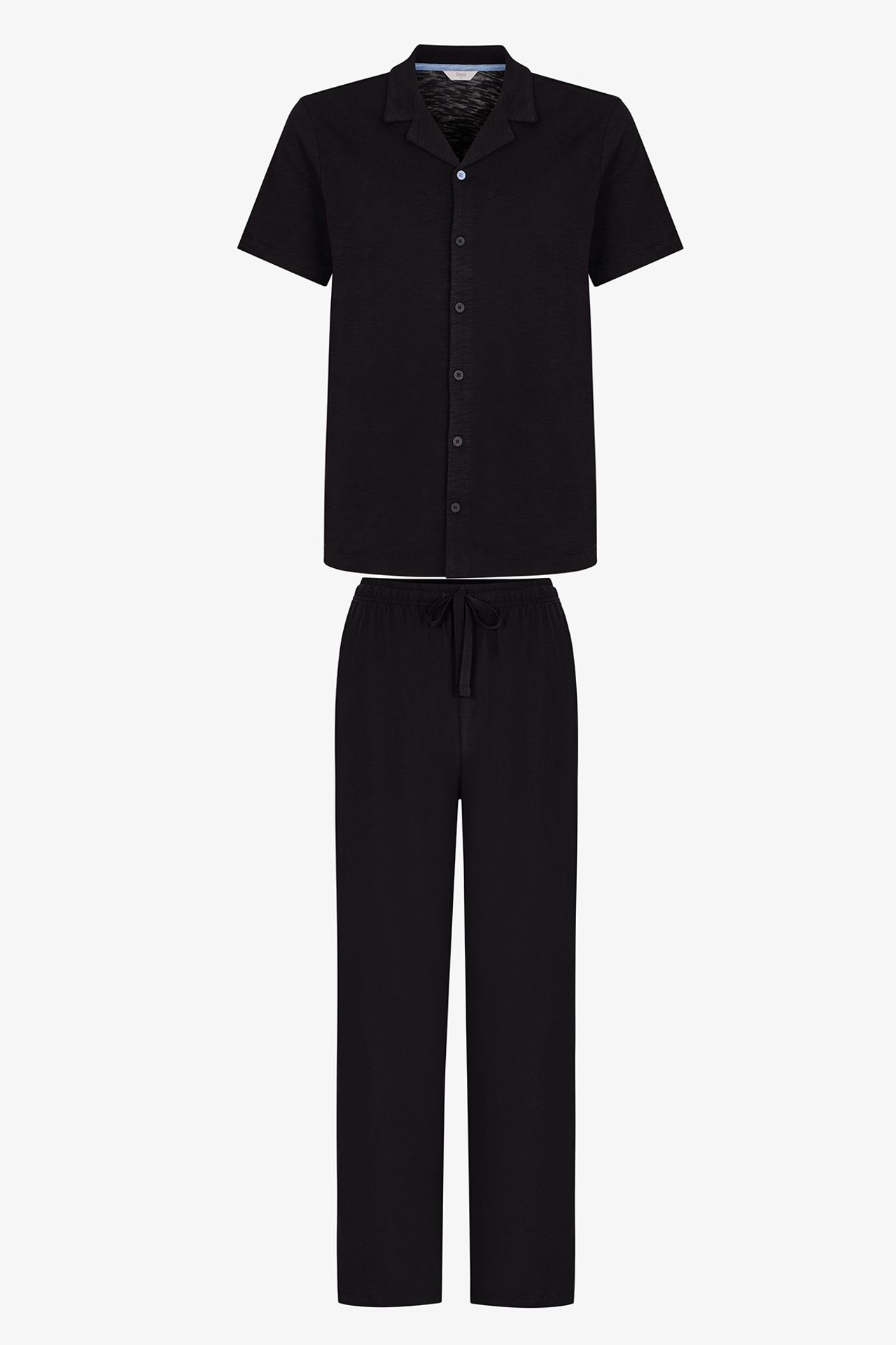 PENTI Men's City Short Sleeve Shirt Pants Pajama Set 1