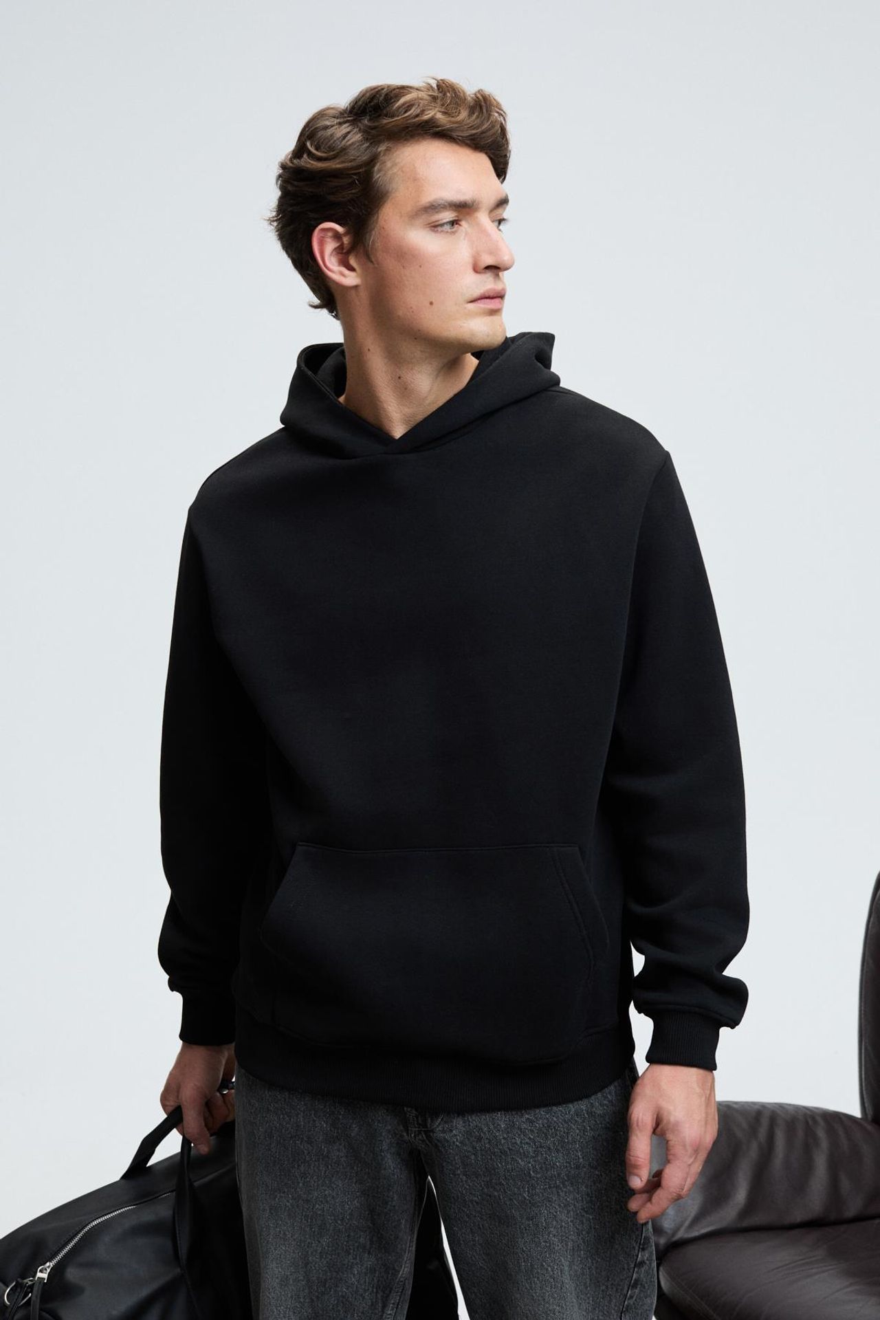 GRIMELANGE Geniş Kesimli Kapüşonlu Cepli Sweatshirt 3