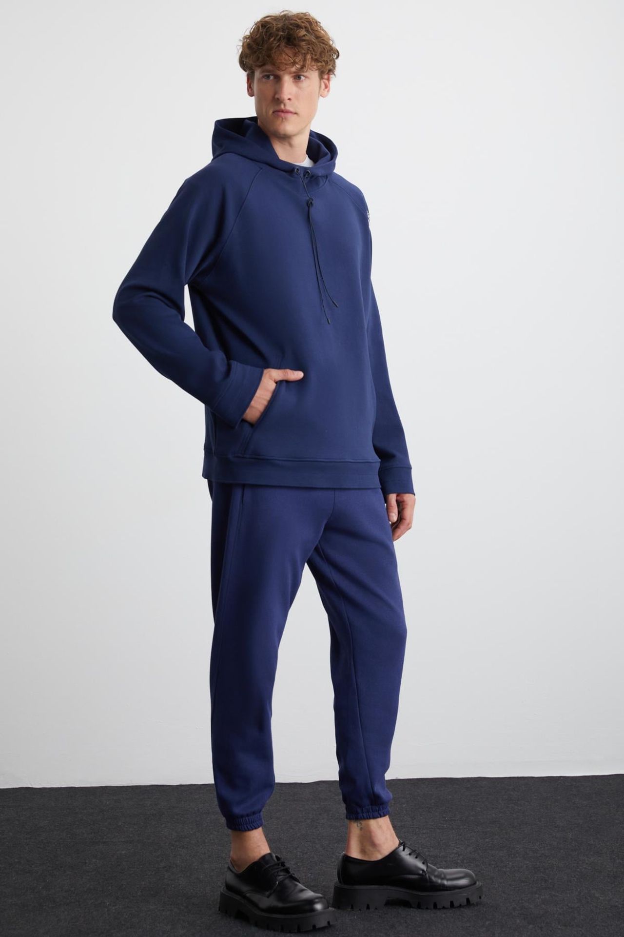 GRIMELANGE Cepli Düz Kapüşonlu Sweatshirt 2