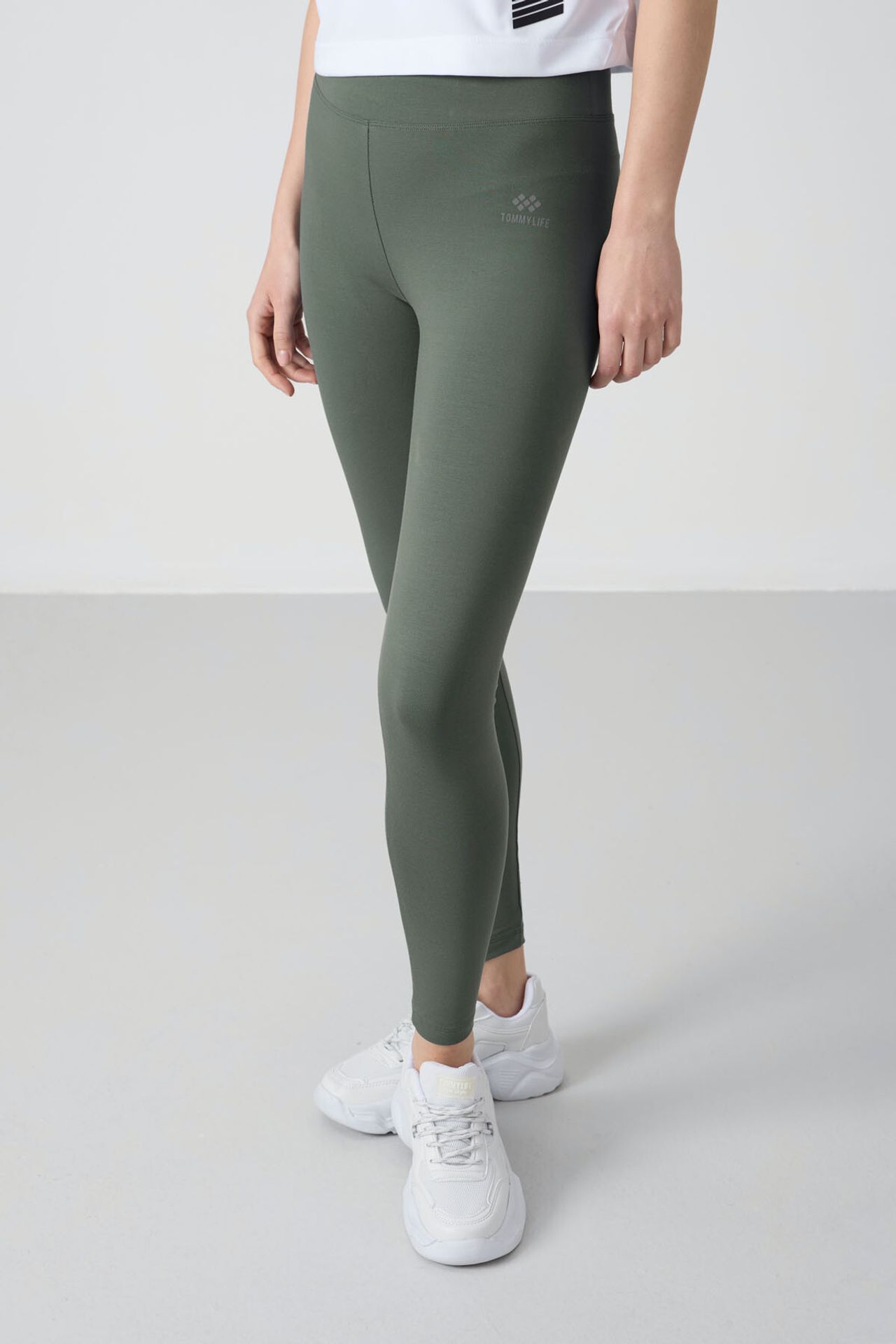 TOMMY High-Waist Cotton Elastane Leggings