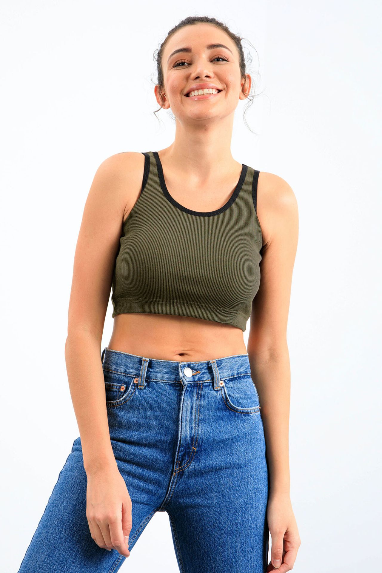 TOMMY Ribbed Sleeveless Crop Top 5