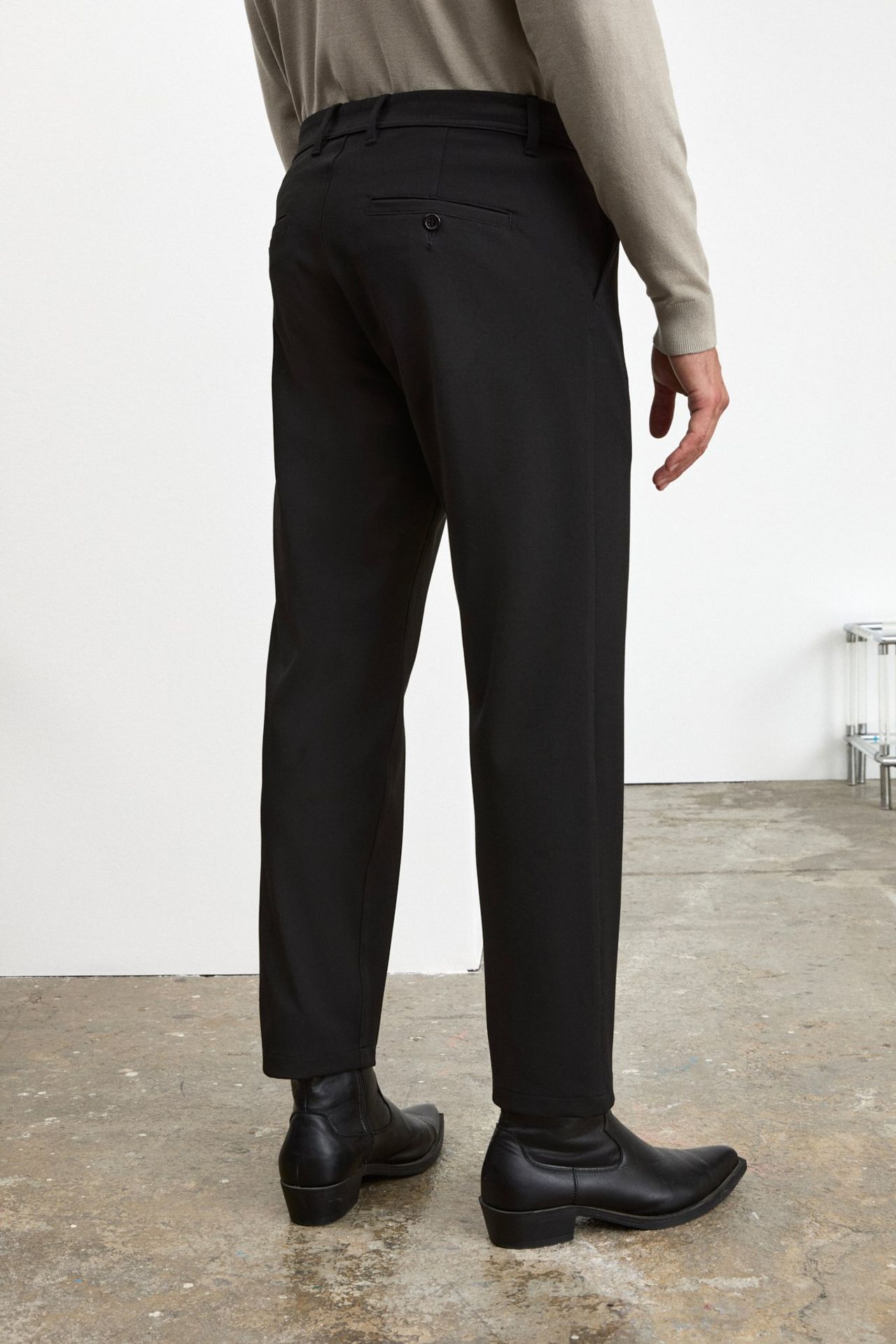 GRIMELANGE Straight Leg Drawstring Trousers 6