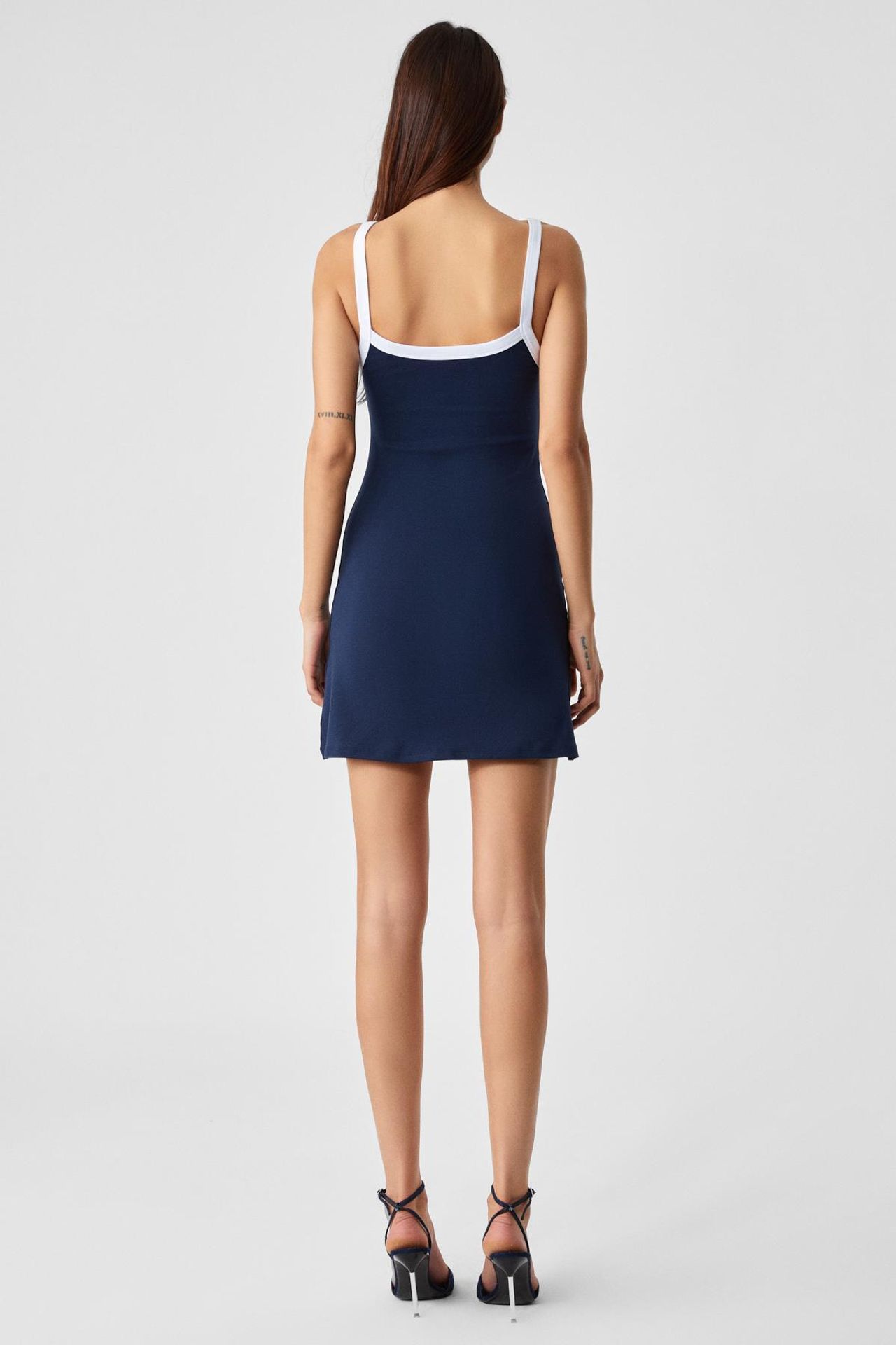 GRIMELANGE Square Neck Mini Dress 6