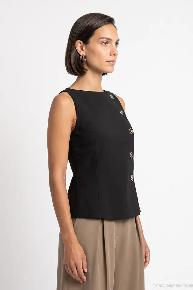 DILVIN Women's Tailored Waistcoat