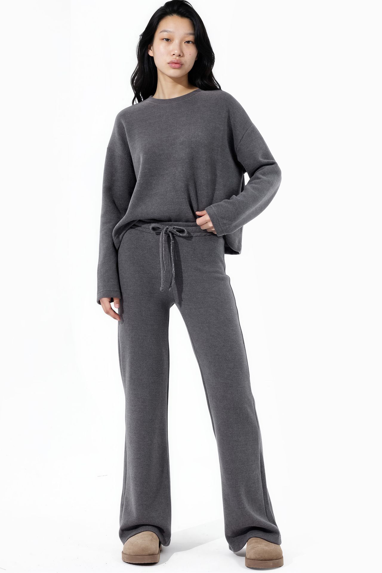 BUSEM Women’s Elastic Waist Wide Leg Pants 1