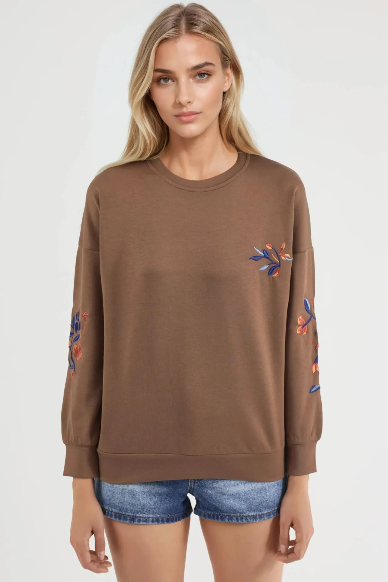 BERSAN Women's Crew Neck Sweatshirt 6
