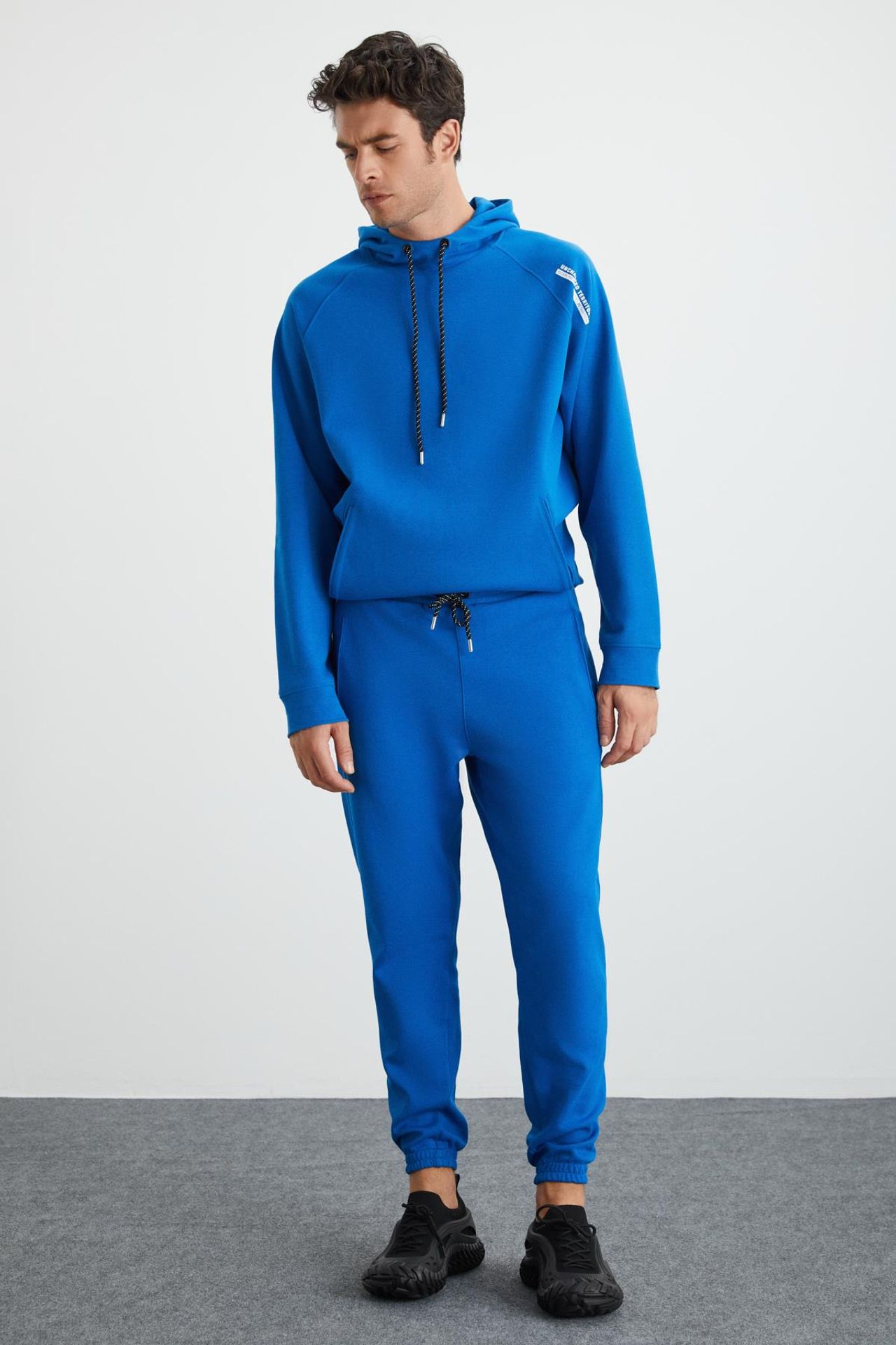 GRIMELANGE Cepli Düz Kapüşonlu Sweatshirt 5