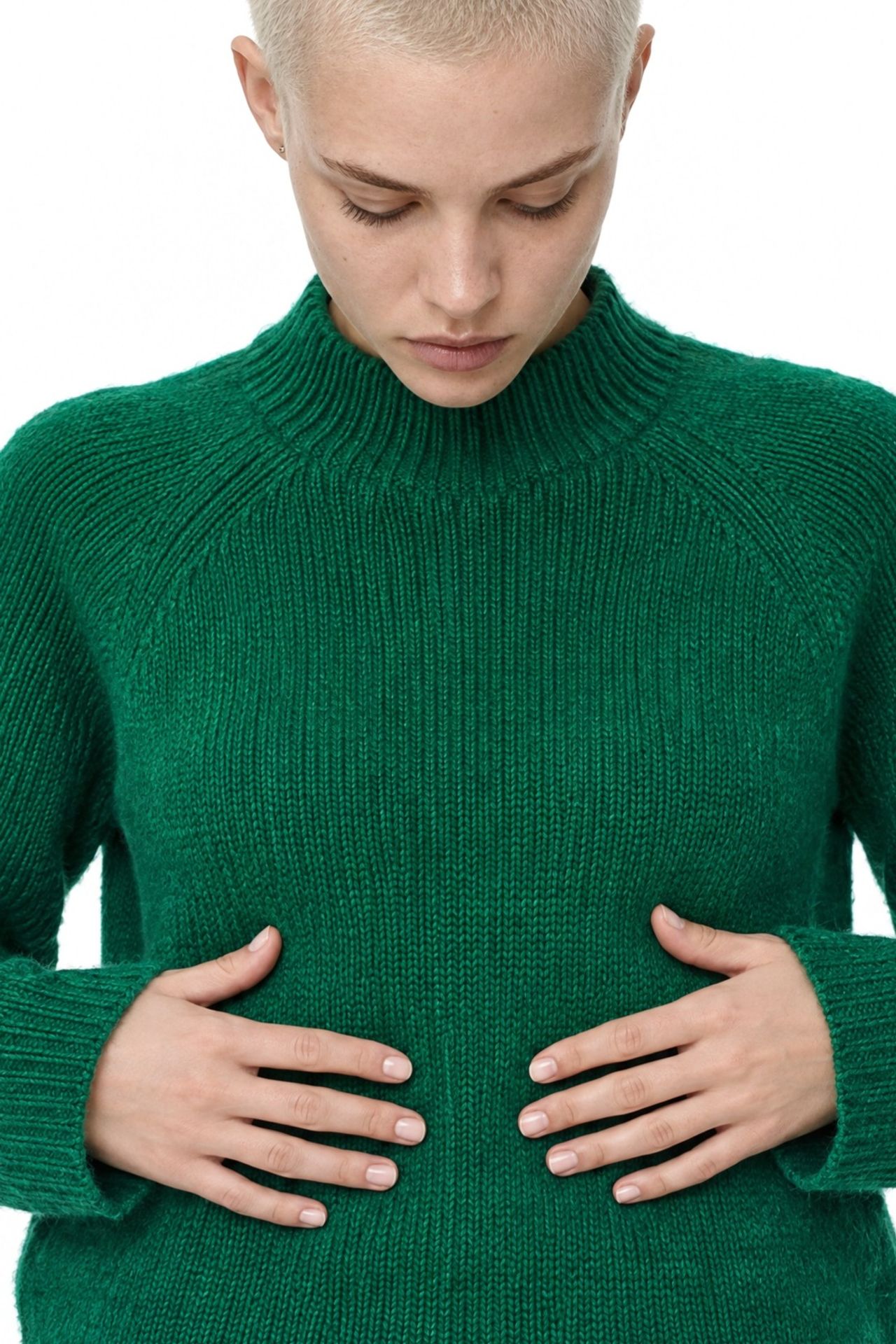 Mixray Knit Half Turtleneck Sweater 4