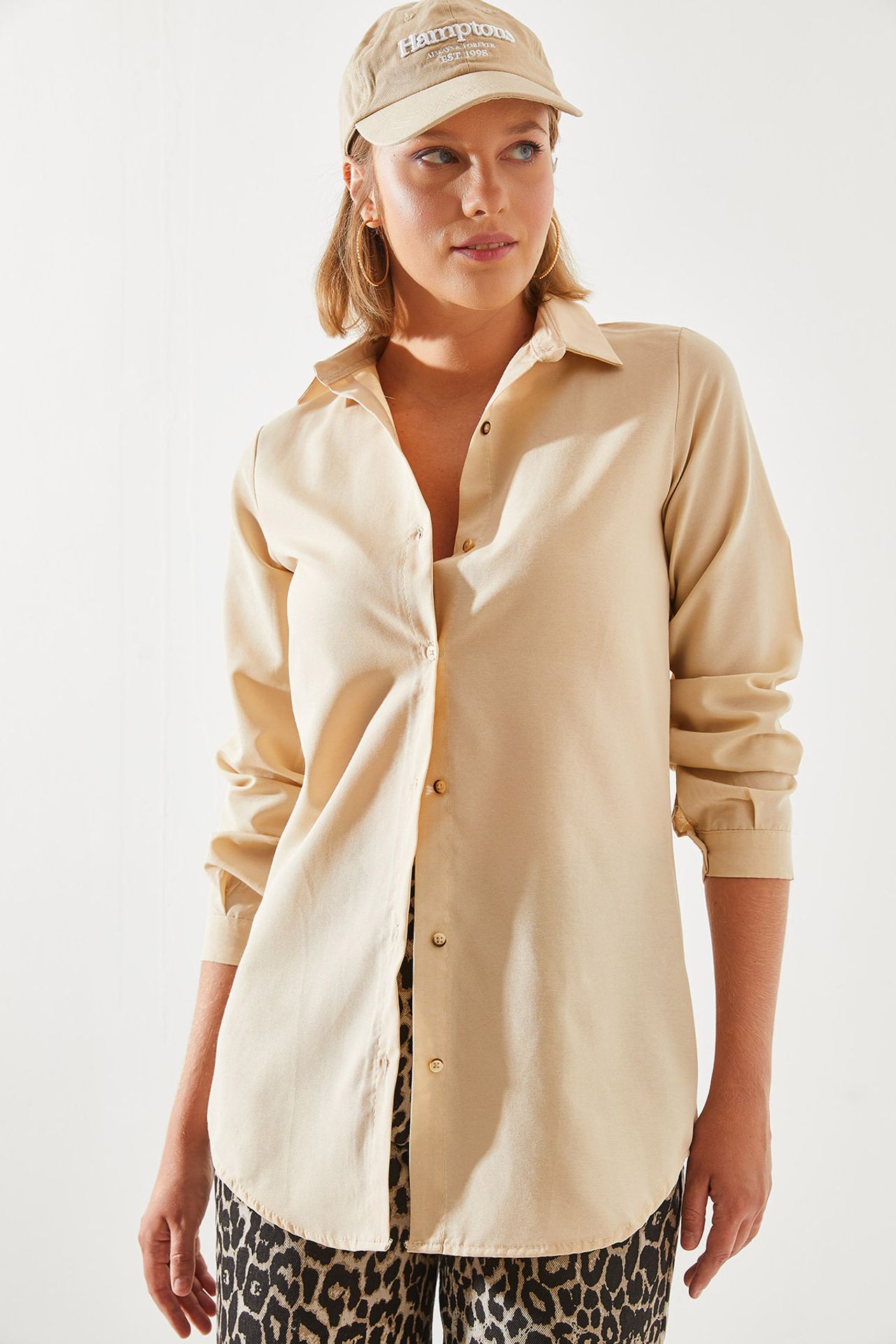 LUCCI Poplin Button-Up Shirt