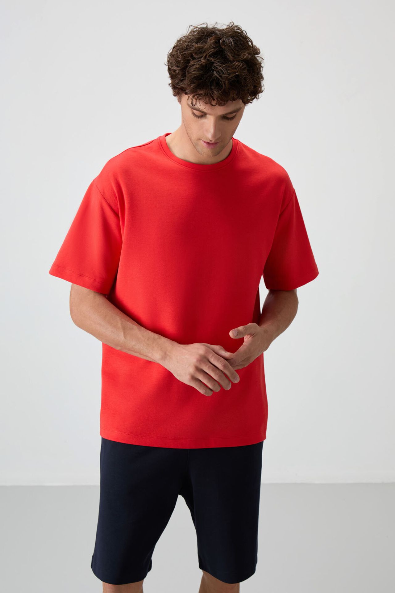 TOMMY Oversized T-Shirt And Shorts Set 6