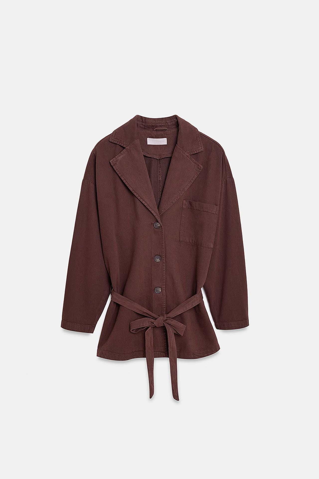 DILVIN Oversized Belted Long Jacket 5