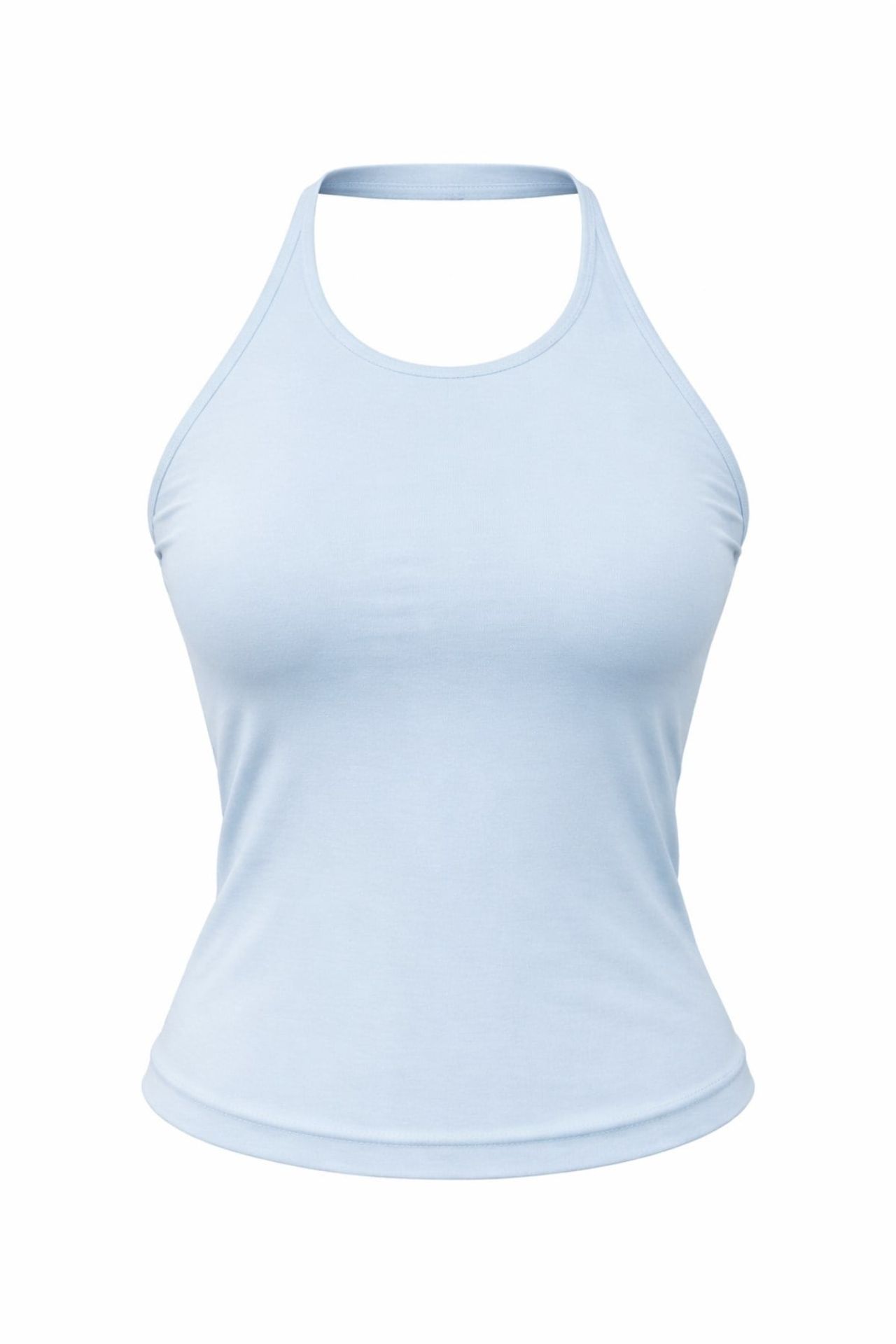 MIXRAY Backless Halterneck Knit Blouse 1