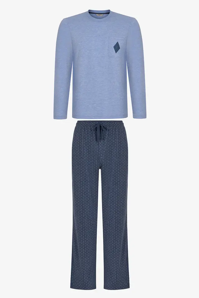 PENTI Men's Northline Long Sleeve Pajama Set