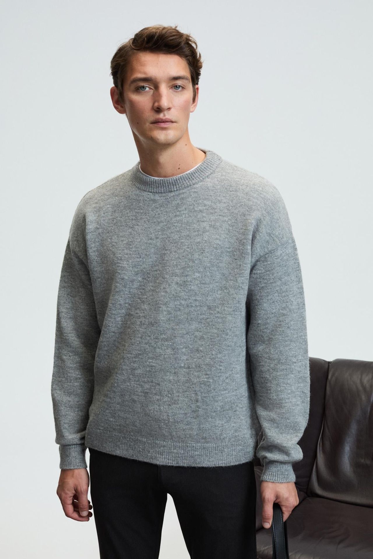 GRIMELANGE Ribbed Crew Neck Jumper 2