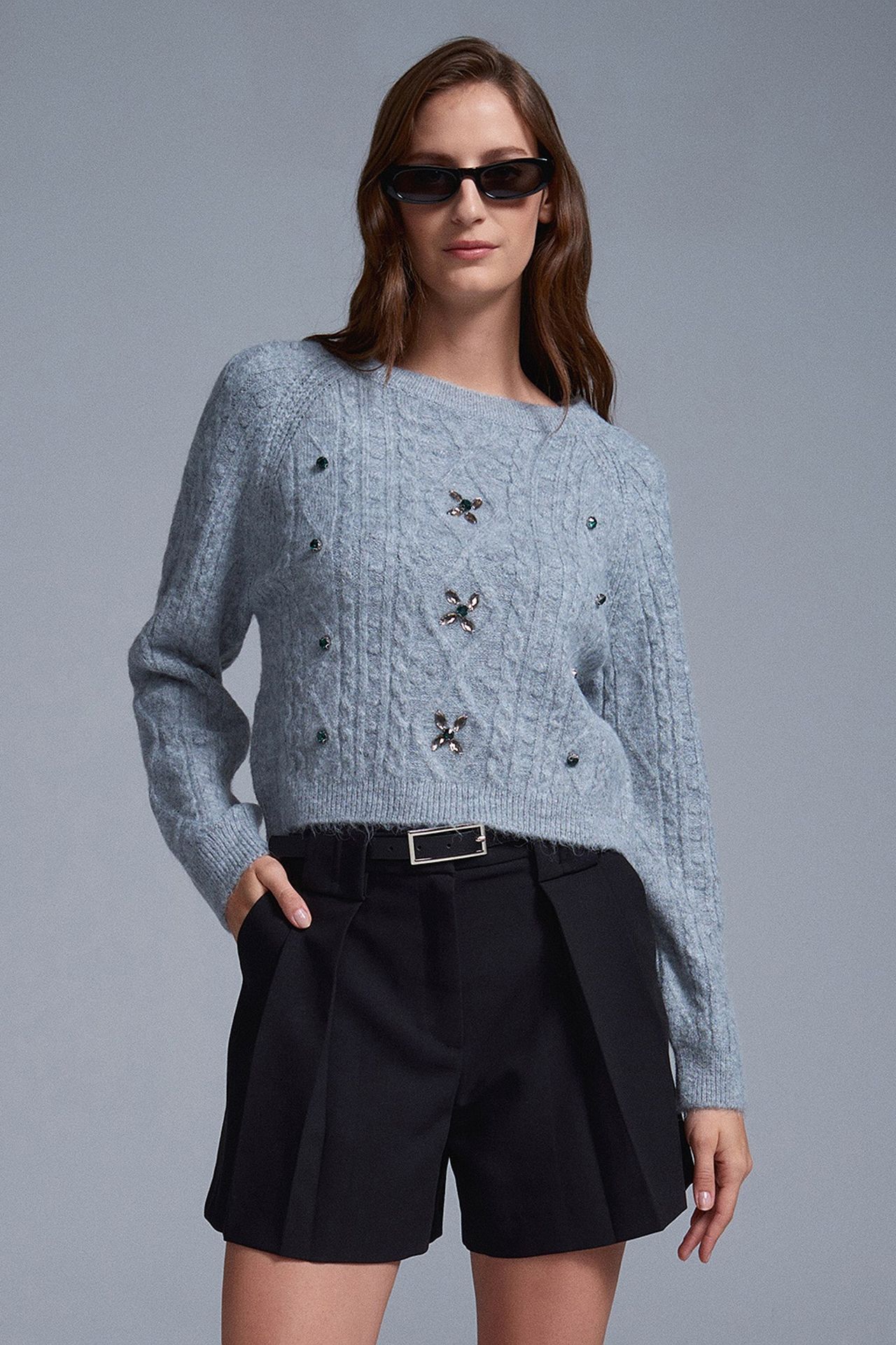 DILVIN Women's Knit Sweater 1