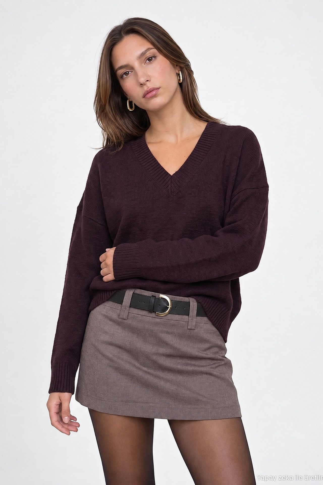 DILVIN Women's Knit Sweater 2