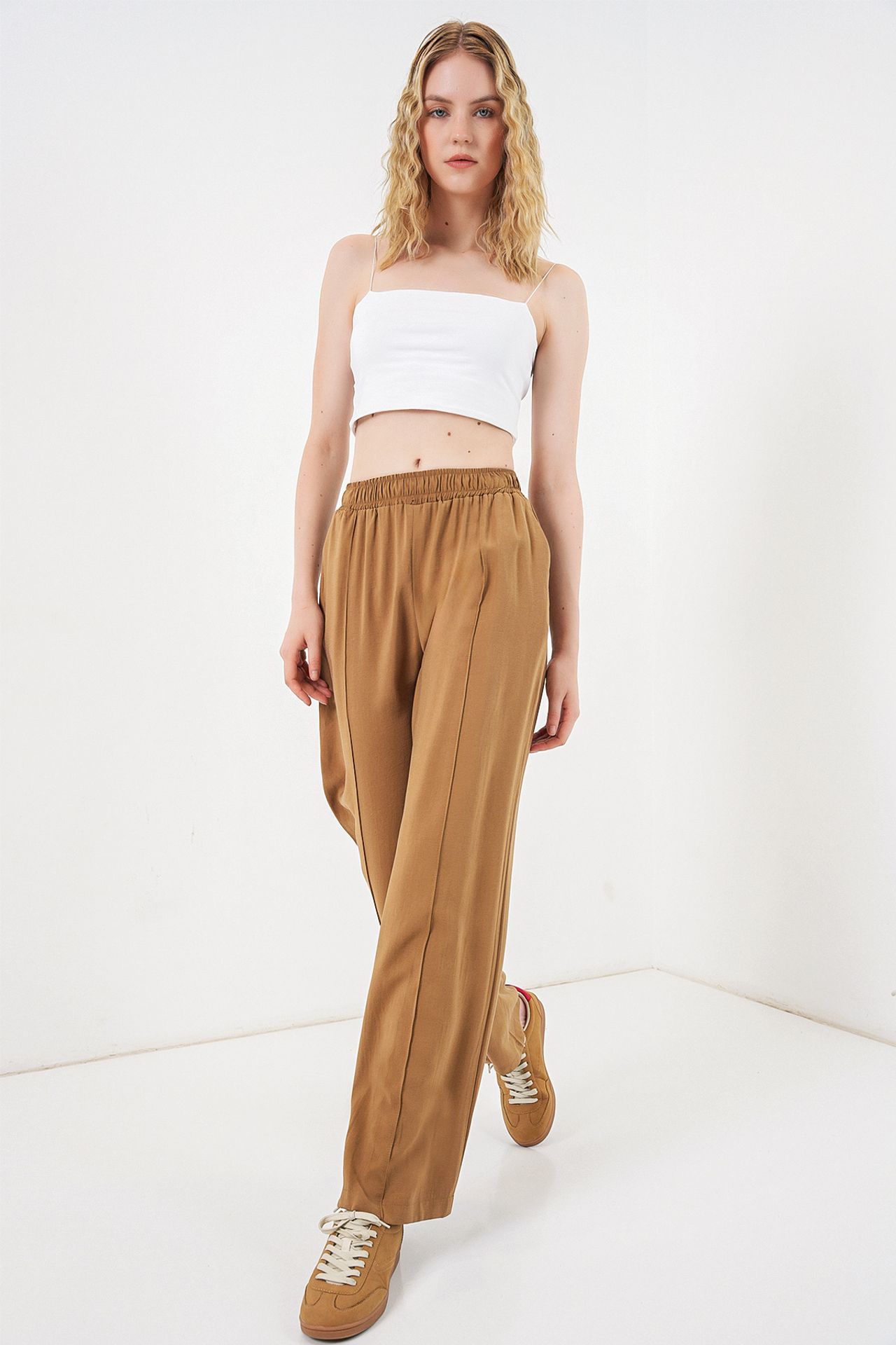 BDART Wide Leg Trousers with Elastic Waist 3