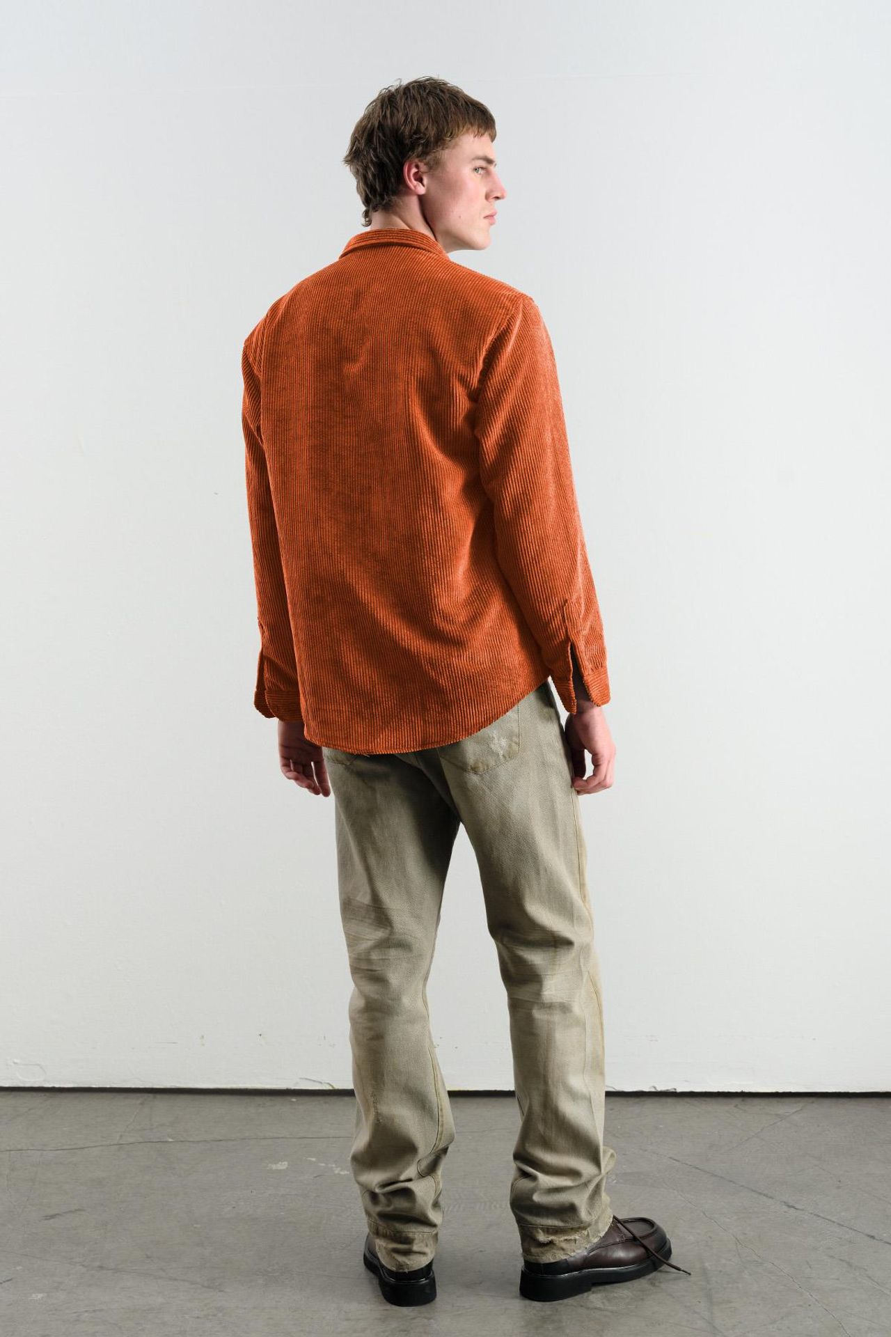 GIESTO Oversized Velvet Shirt 4