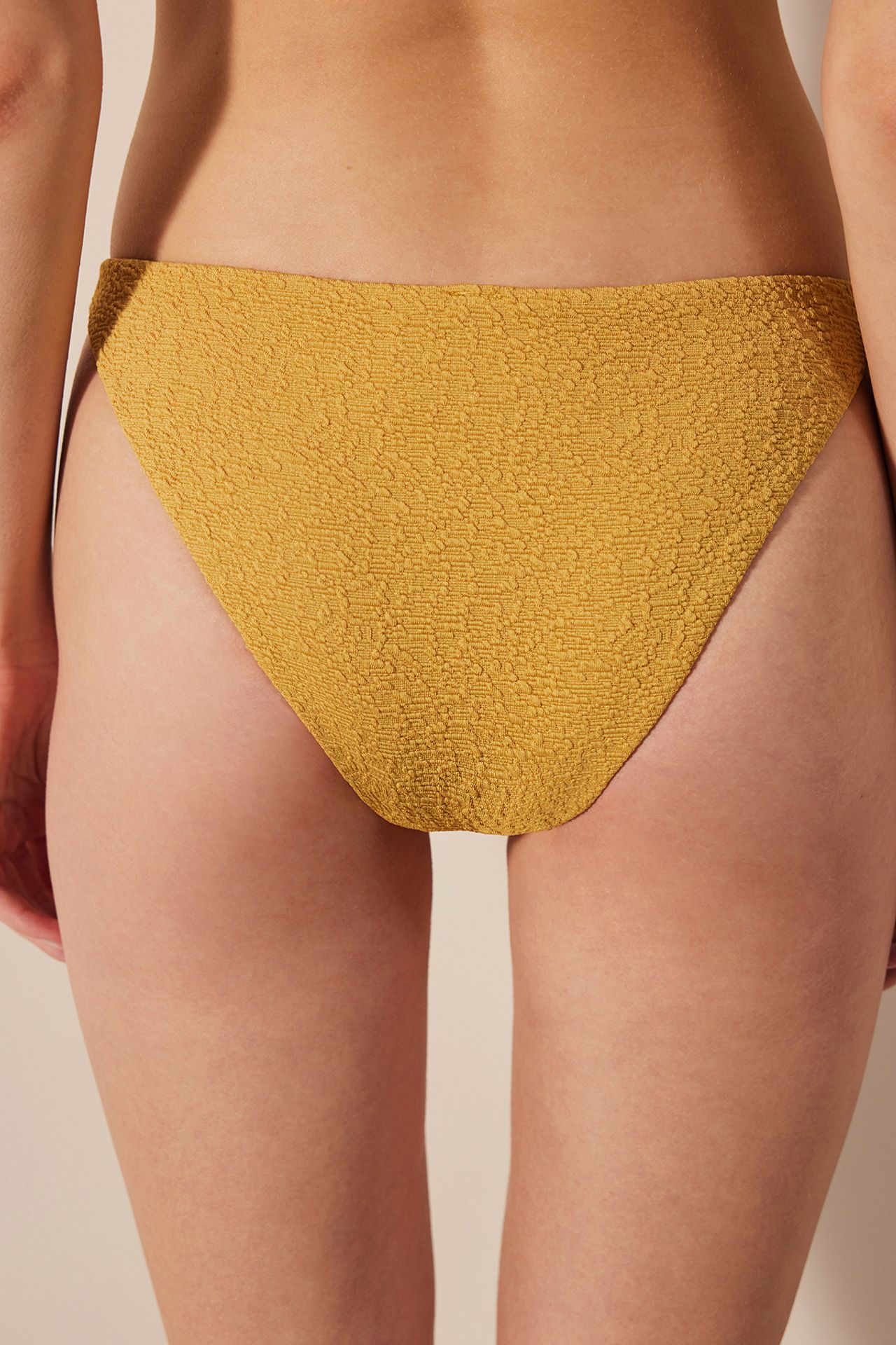 PENTI Blanca Side Textured And Macrame Bikini Bottom 2
