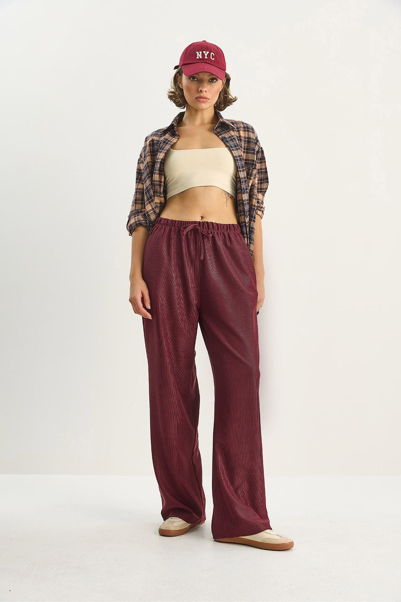 LUCCI High Waist Wide Leg Pants 4