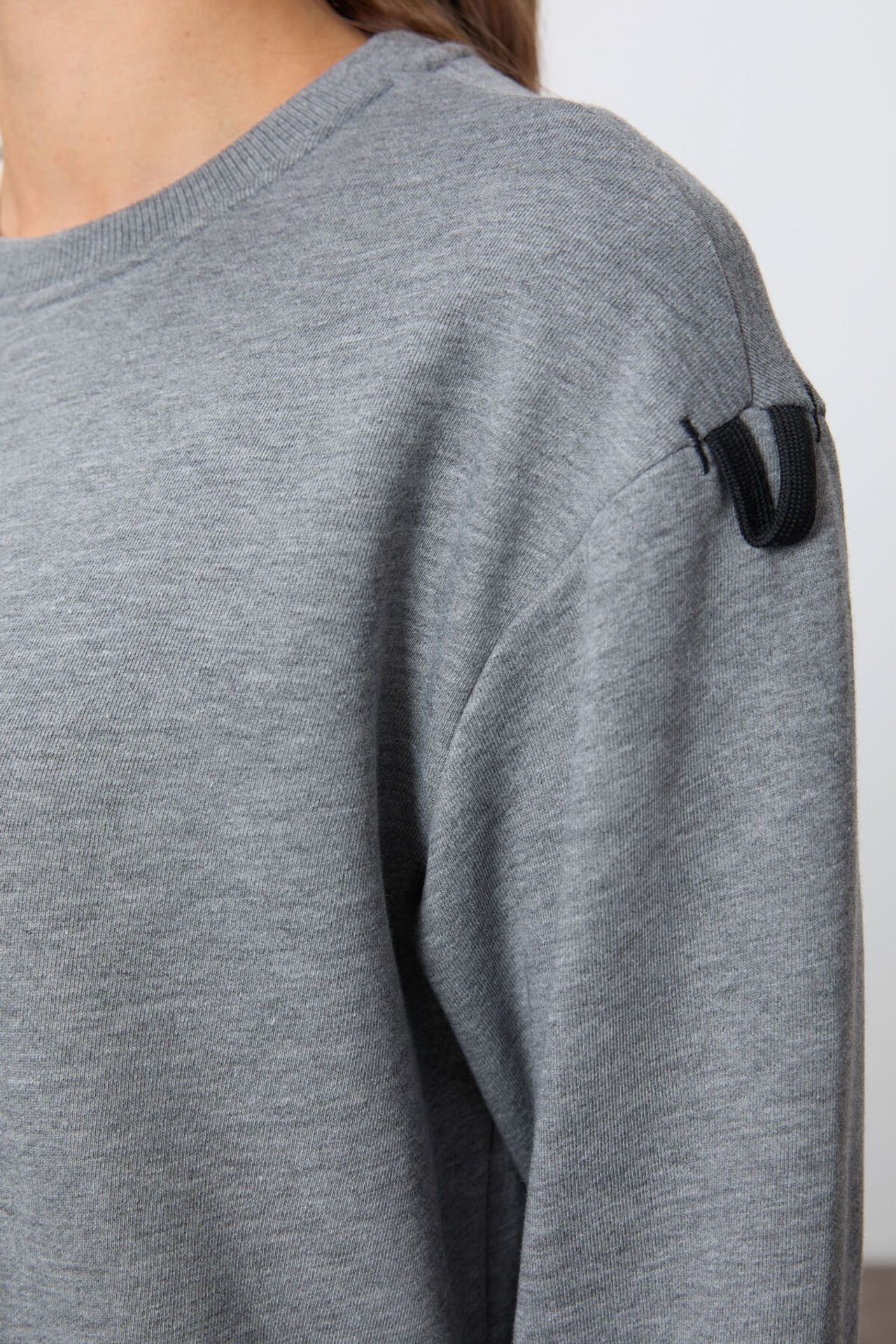 TOMMY Oversized Ribbed Sweatshirt And Pants Set 6