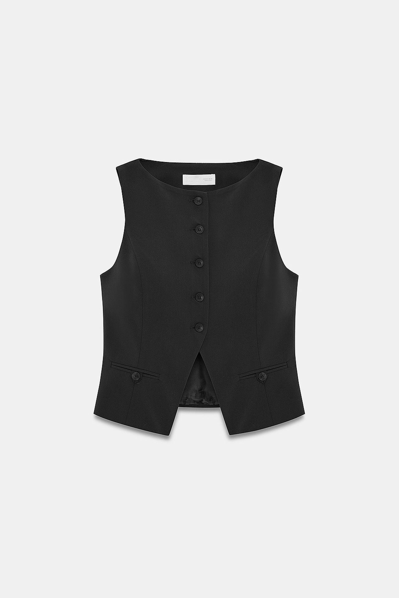 DILVIN Fitted Crop Waistcoat 5