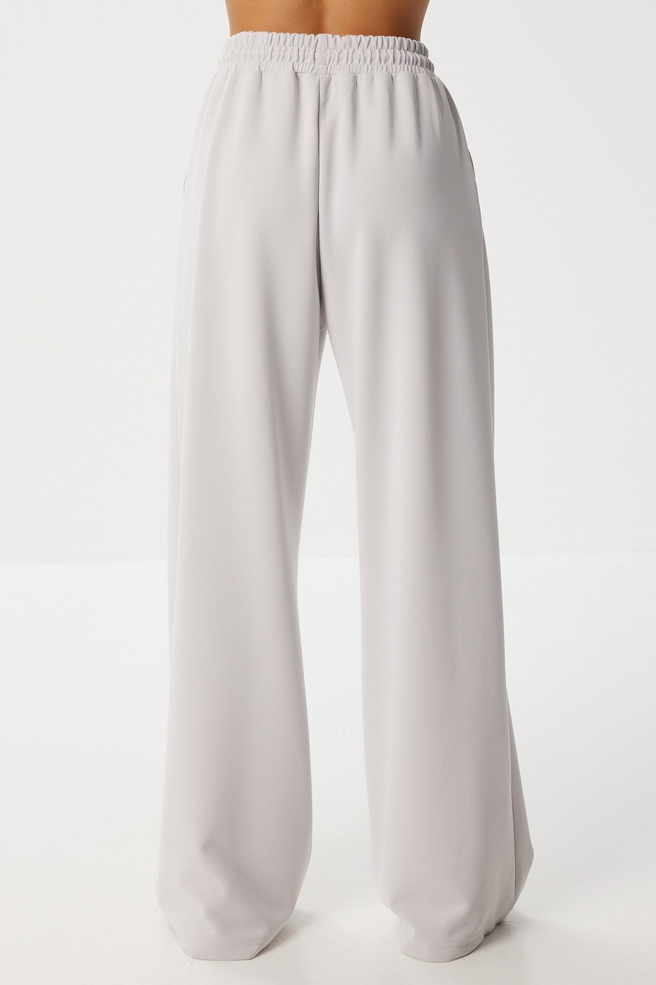 ISTANBUL Wide Leg Drawstring Waist Sweatpants 5