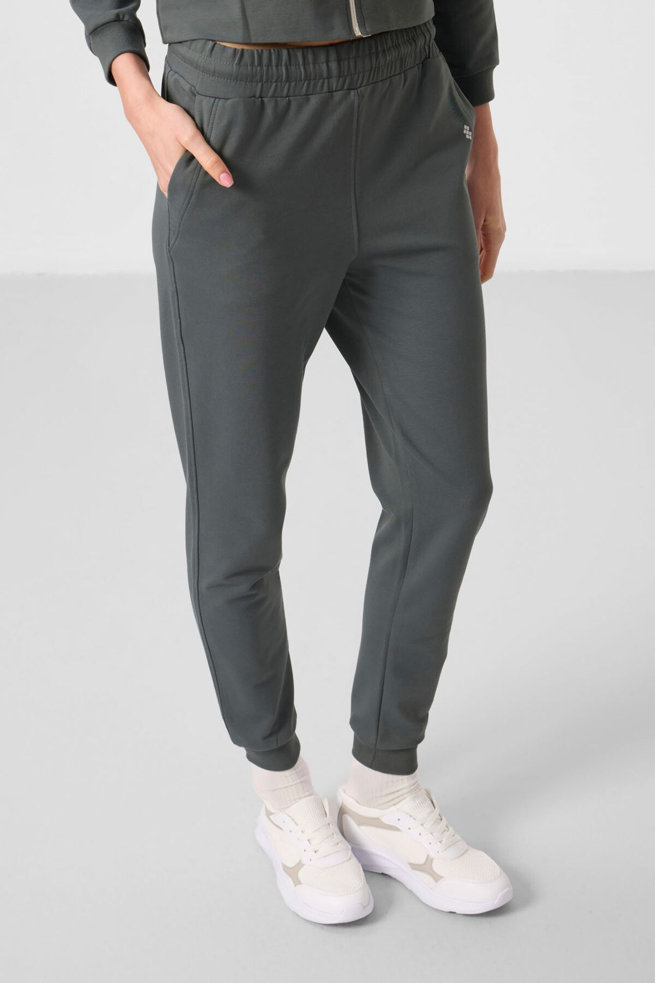 TOMMY Oversized Hooded Zip Sweatshirt And Pants Set 3