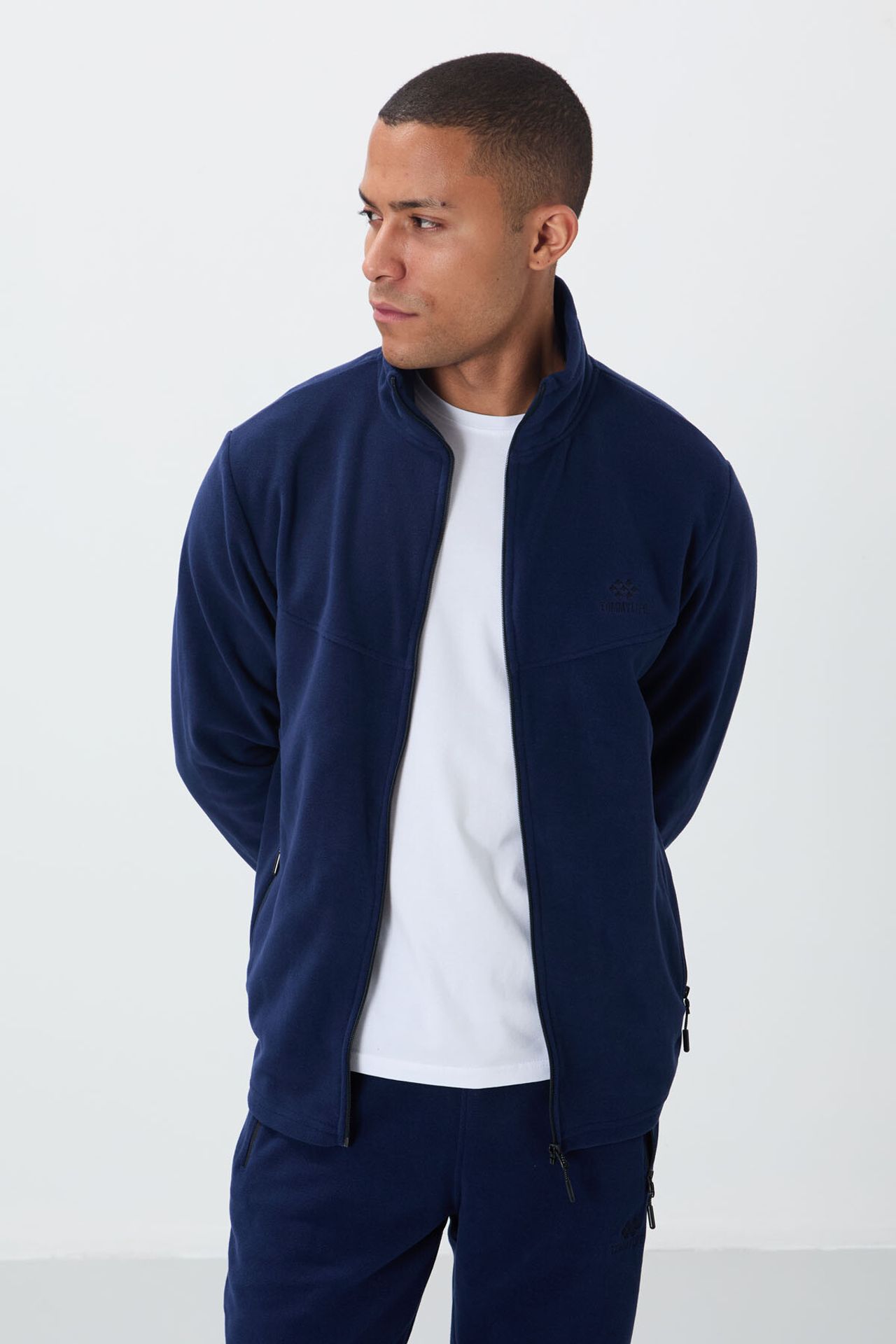 TOMMY Men's Zipper Sweatshirt And Pants Set 2