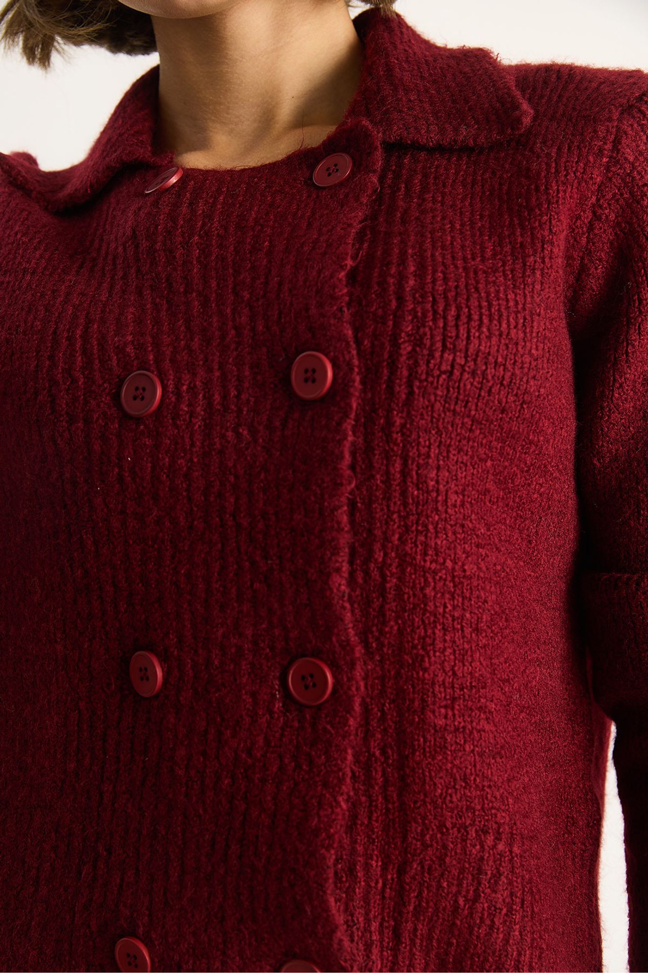 LUCCI Ribbed Knitwear Cardigan