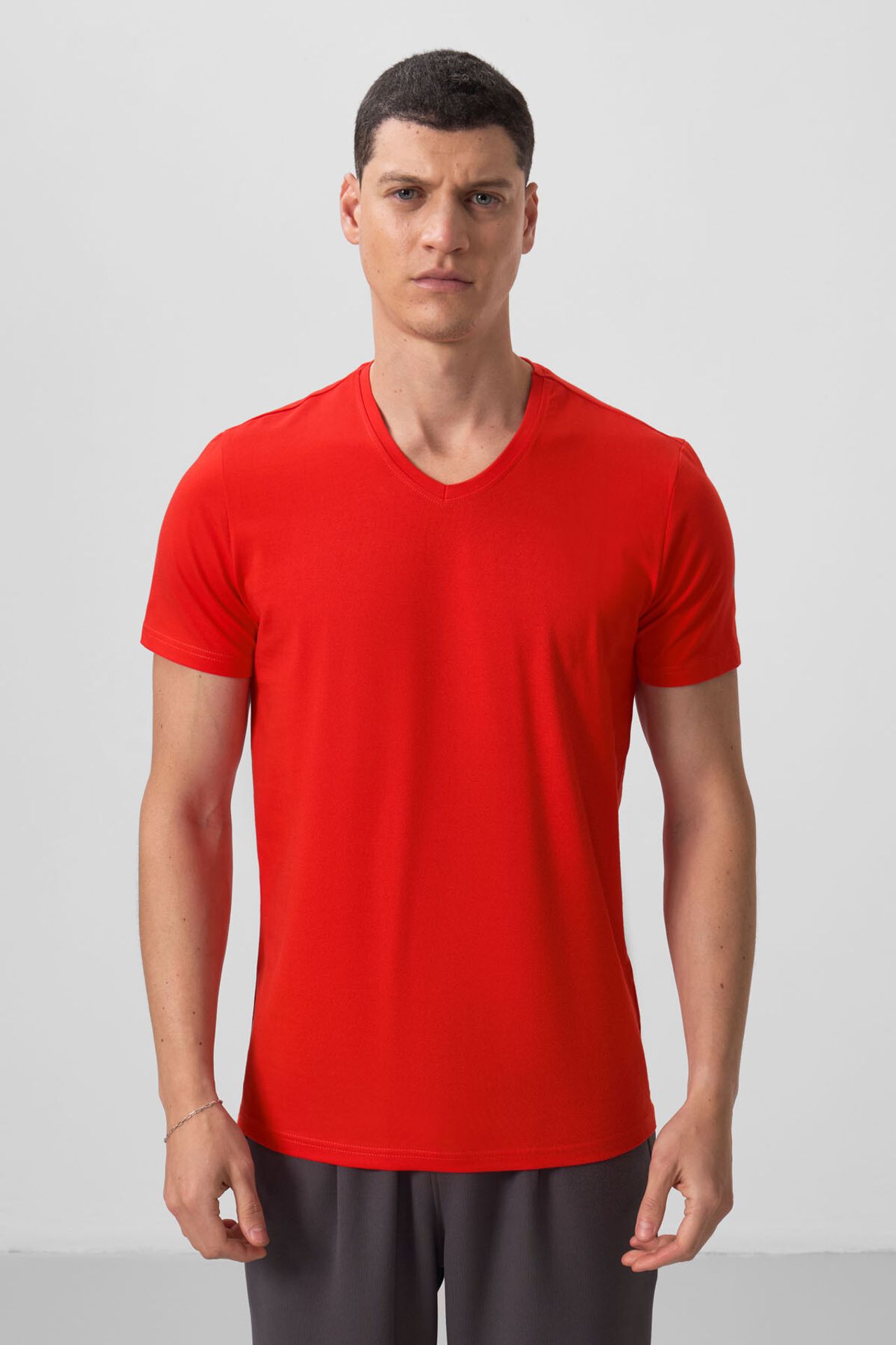 TOMMY Men's V-Neck Short Sleeve T-Shirt 2