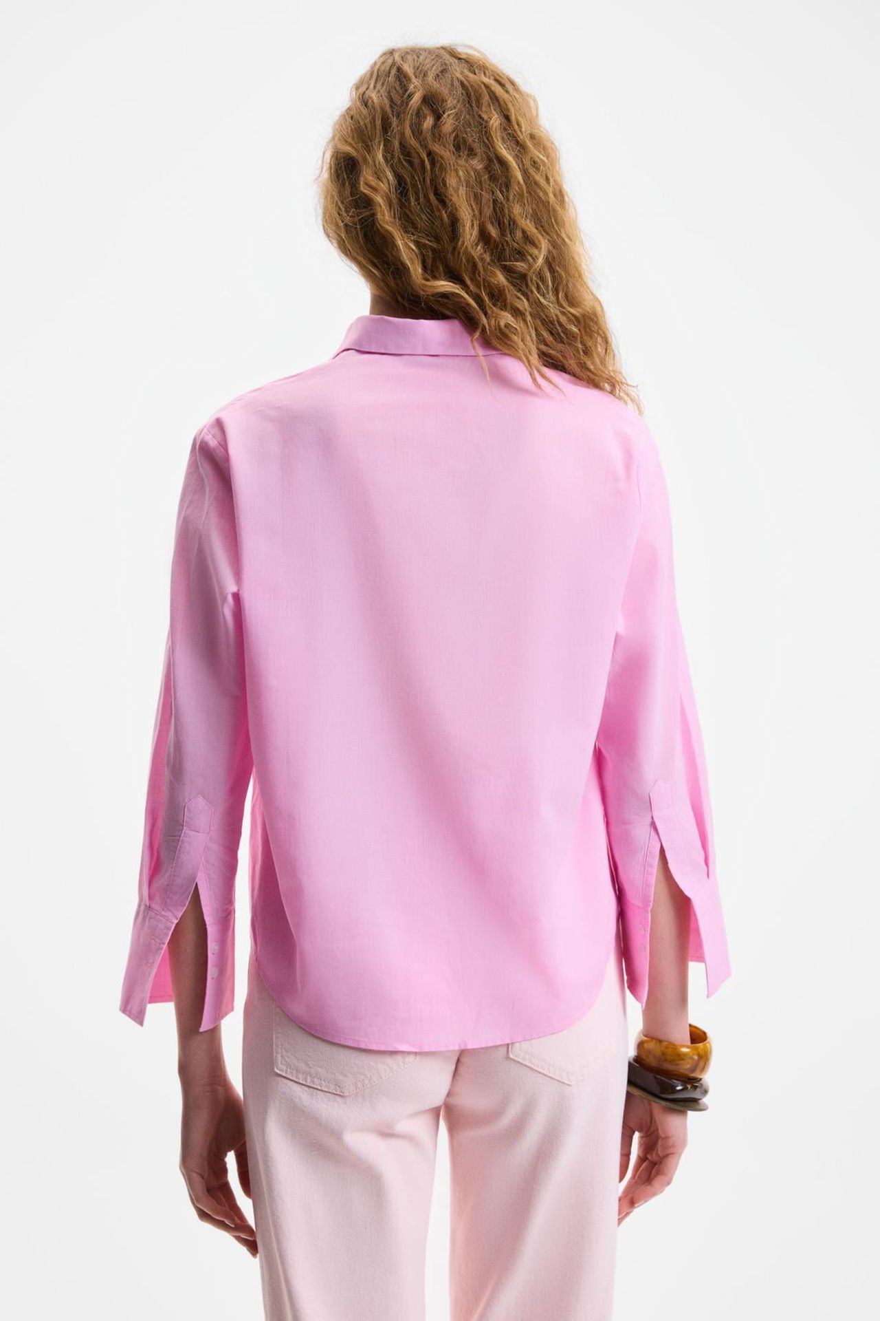 GRIMELANGE Oversize Poplin Düğmeli Gömlek 5
