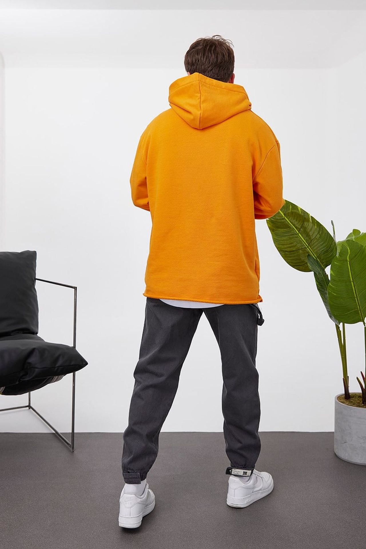 NOMARC Fitilli Kapüşonlu Normal Hoodie 5