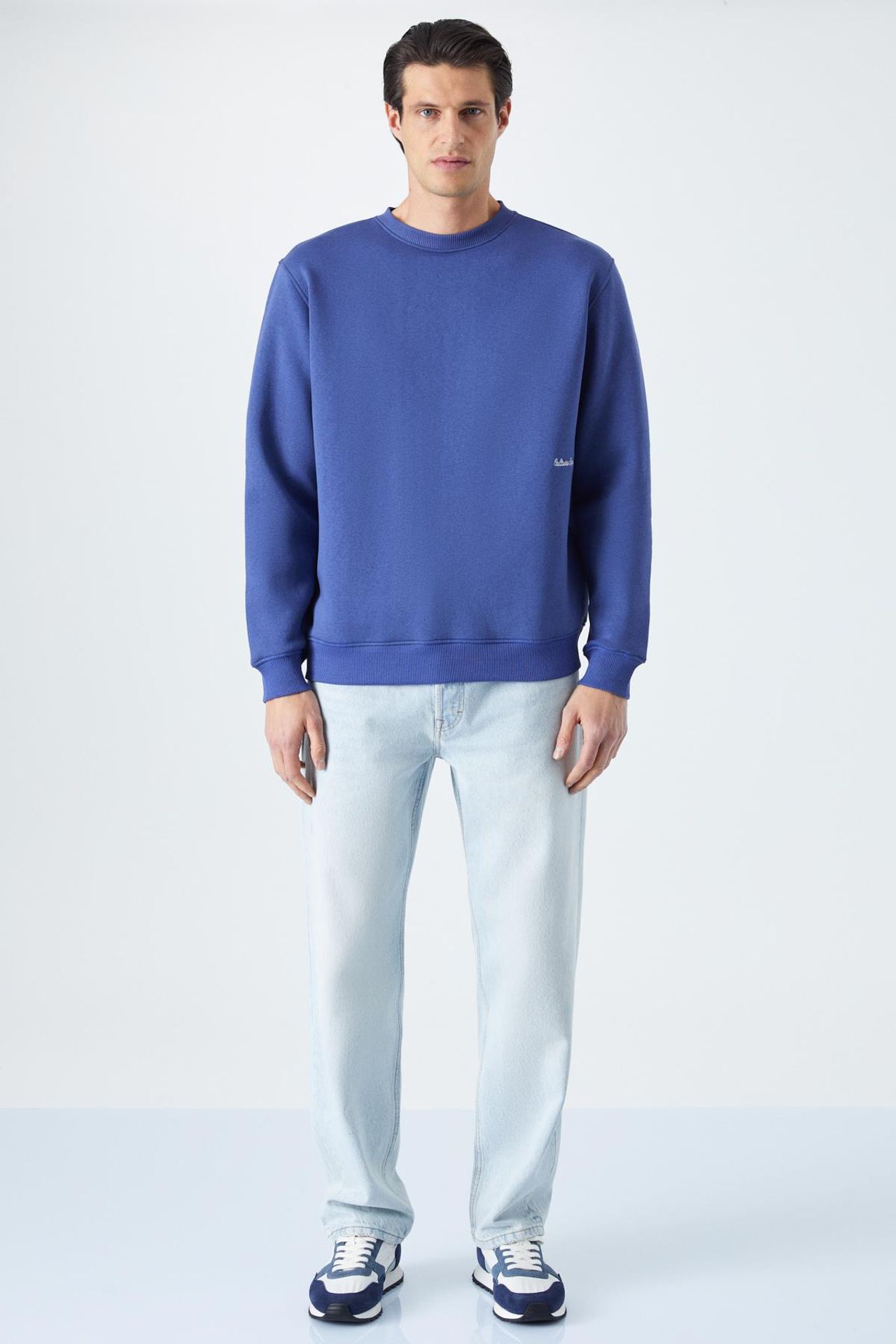 GRIMELANGE Fitilli Bisiklet Yaka Sweatshirt 2