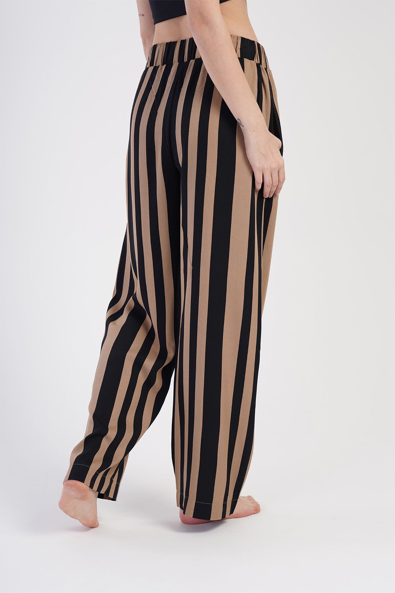 YAKE Rahat Düz Paça Pijama Altı 5