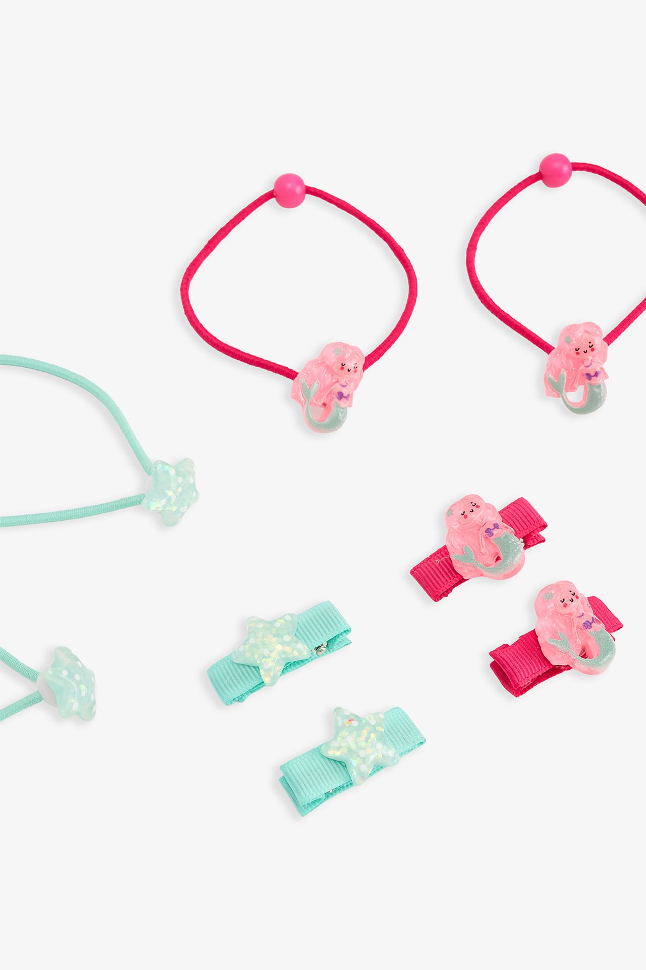 PENTI Girls' Mermaid Hair Clip Set 2