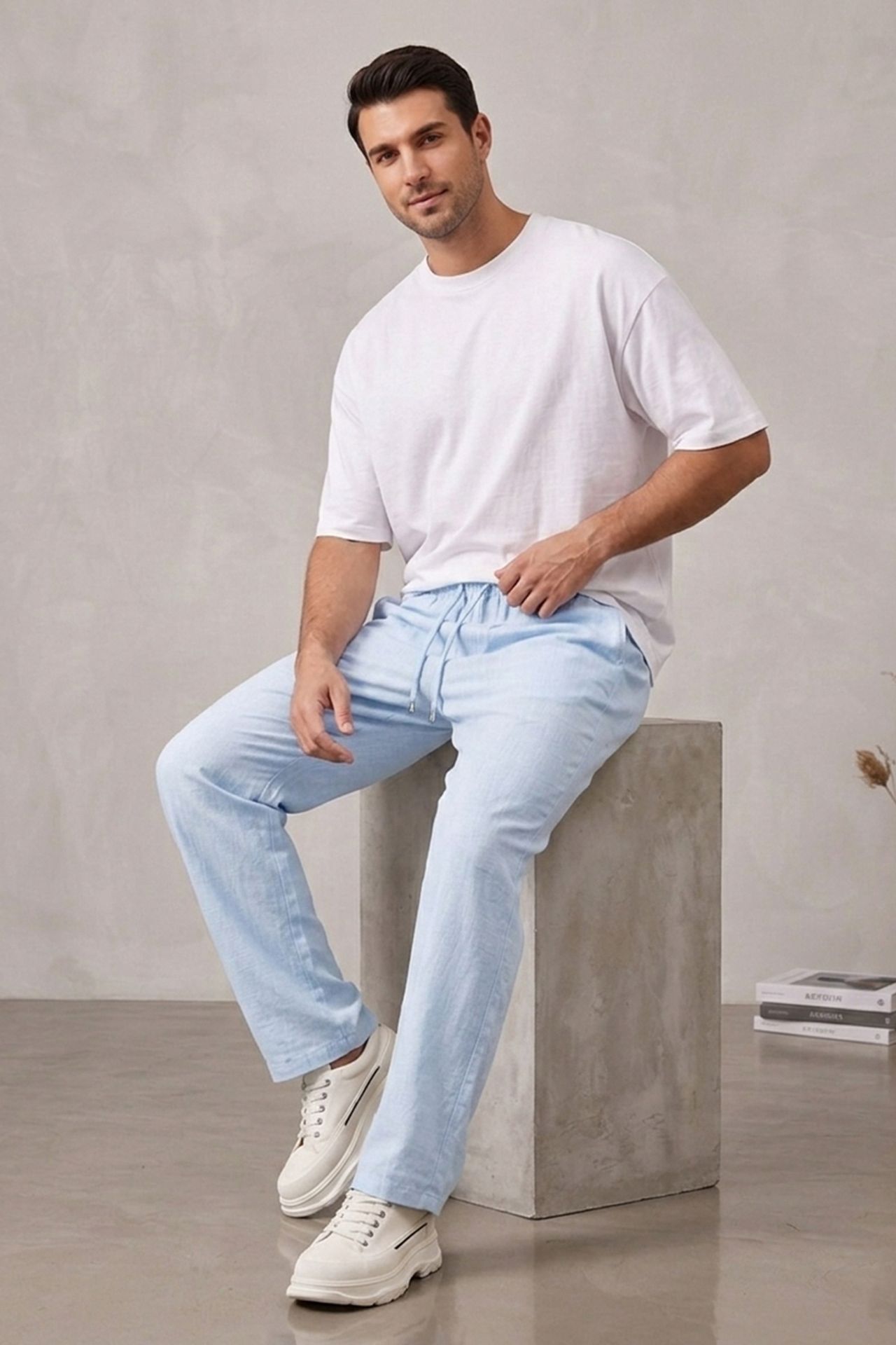 BDART Men's Straight-leg Woven Trousers 1