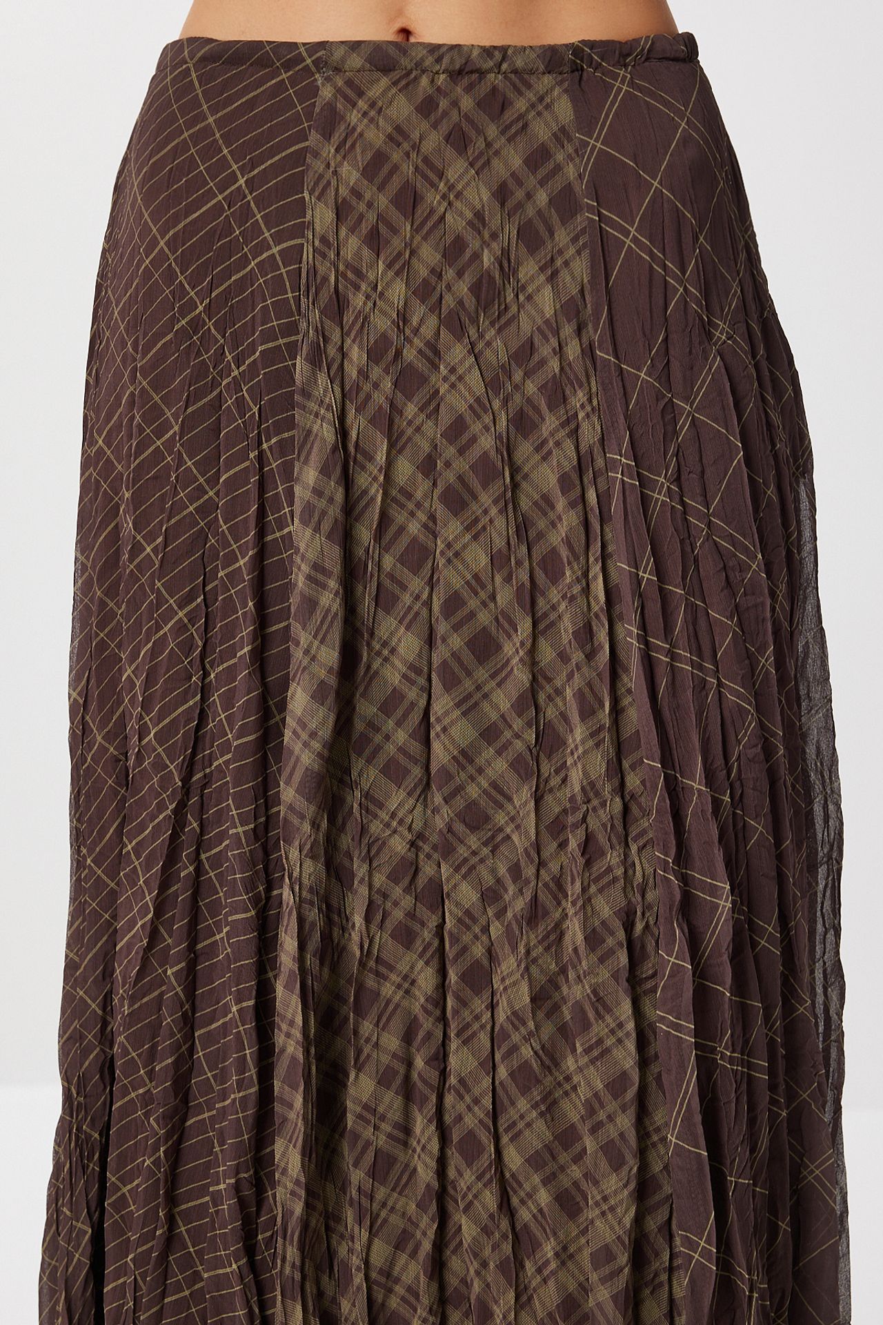 ISTANBUL Ethnic Patterned Ruffled Midi Skirt 4