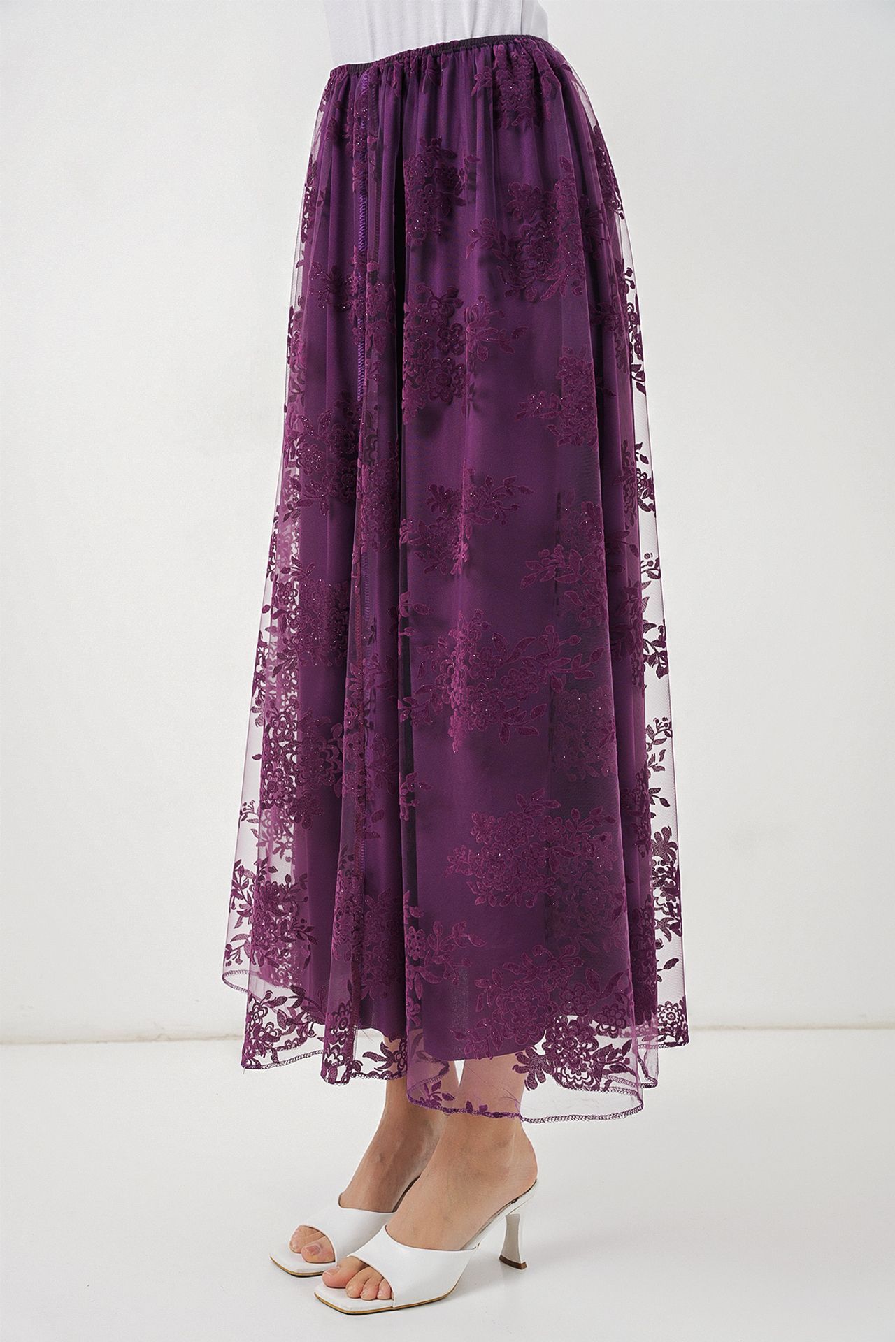 BDART Floral High Waist Maxi Skirt 4