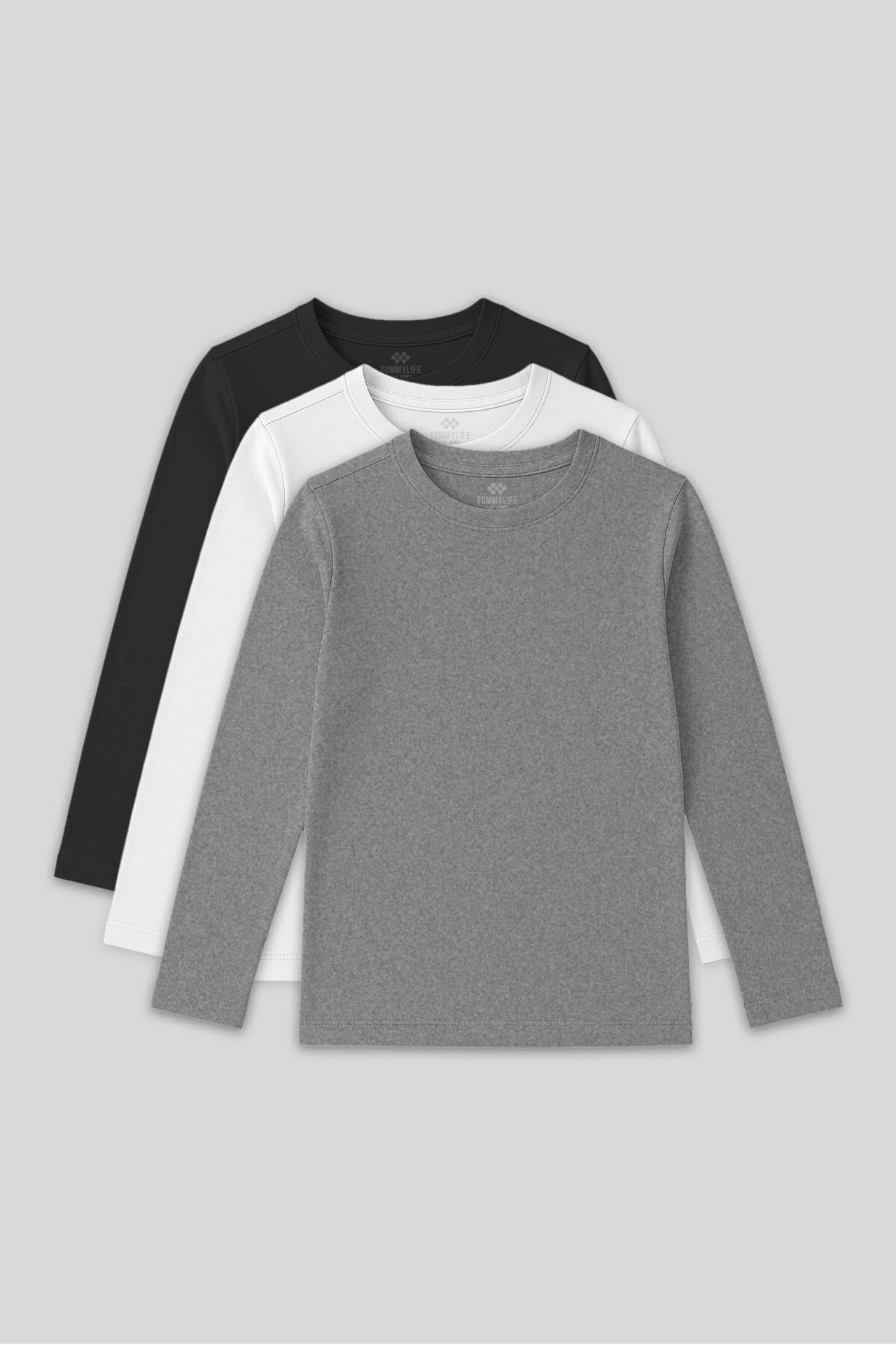 TOMMY Child Long Sleeve Crew Neck T-Shirt 1