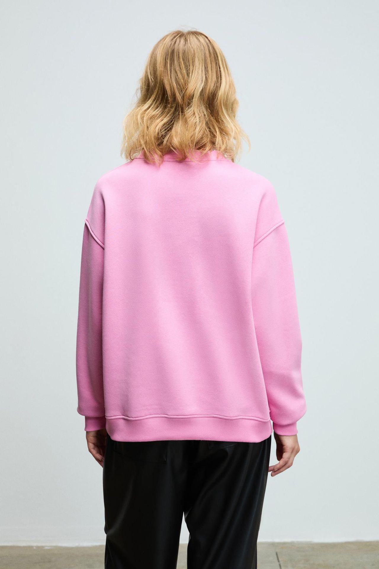 GRIMELANGE Bol Kesimli Bisiklet Yaka Sweatshirt 5