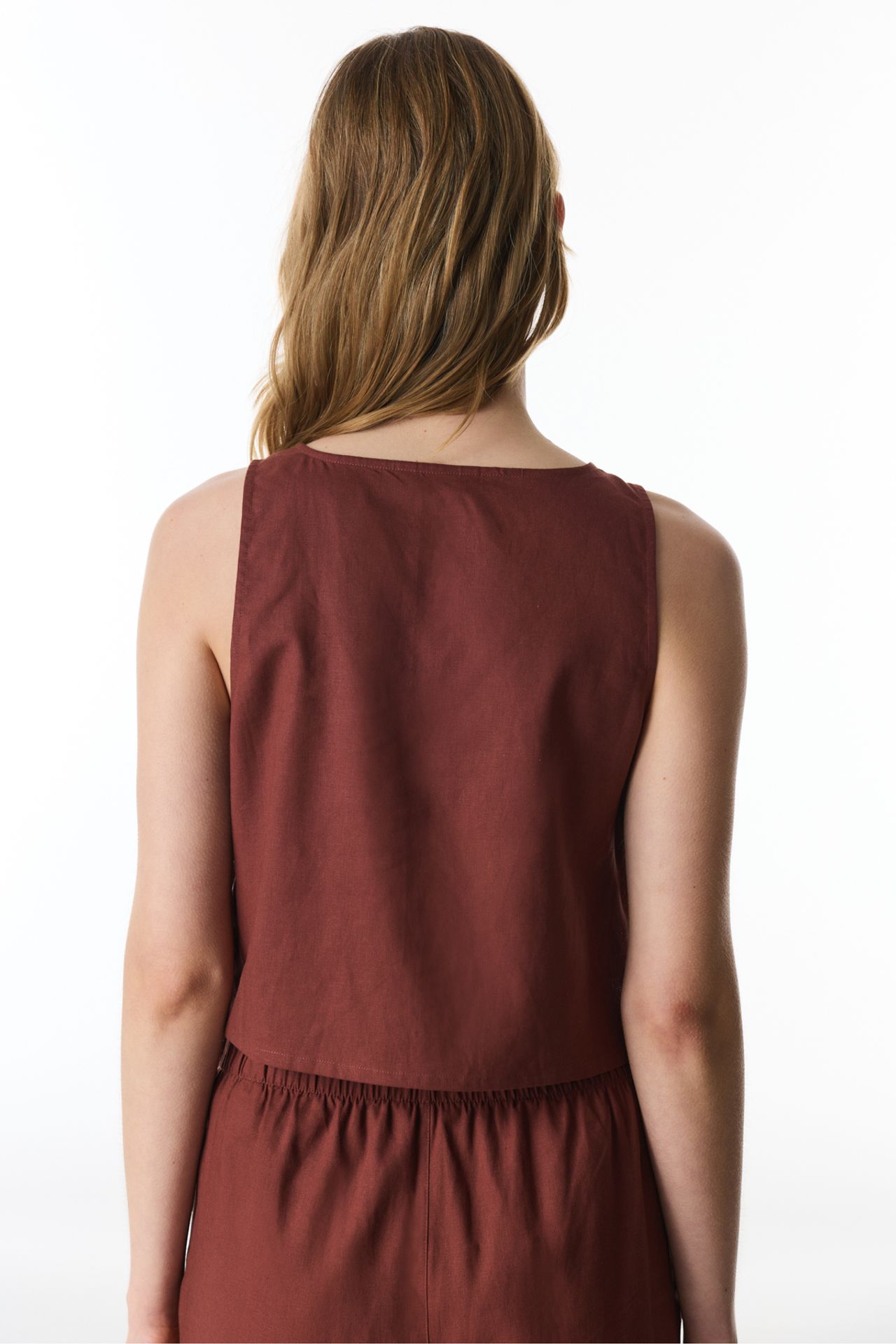 PENTI Lane Short Sleeve Bikini Top 2
