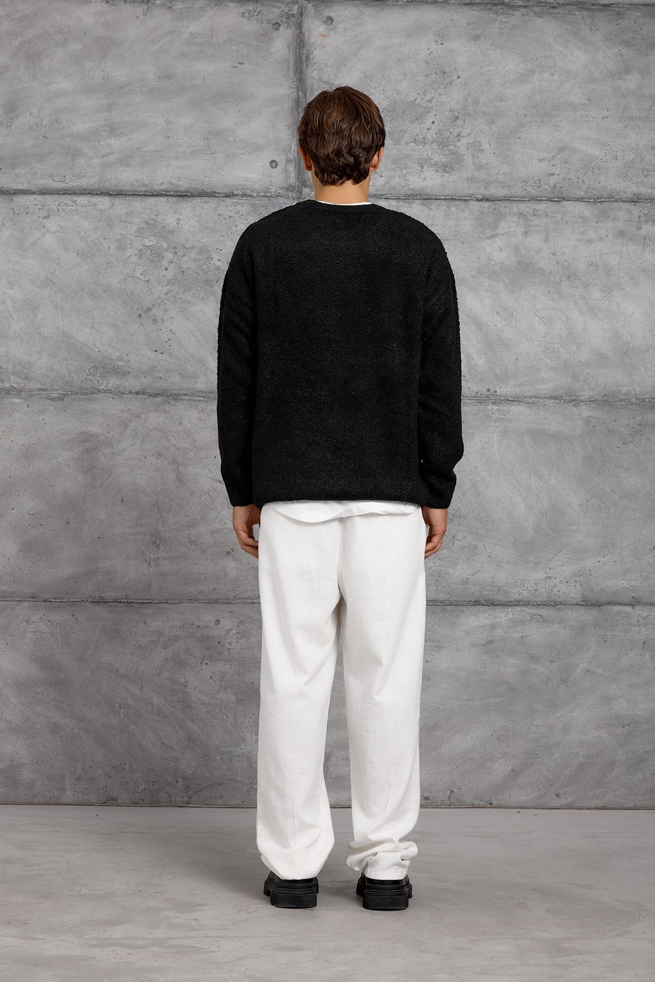 NOMARC Regular Fit Bisiklet Yaka Kazak 5